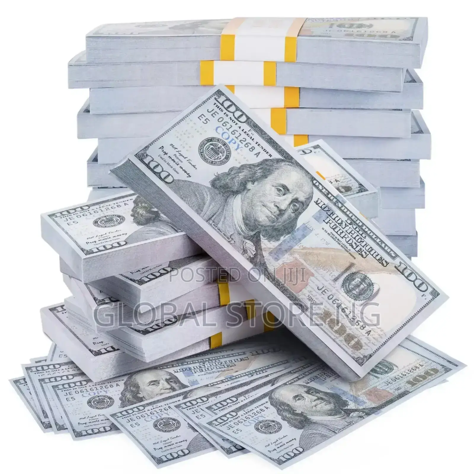 Fake Dollar Props for Film Prices Is Per Bundle