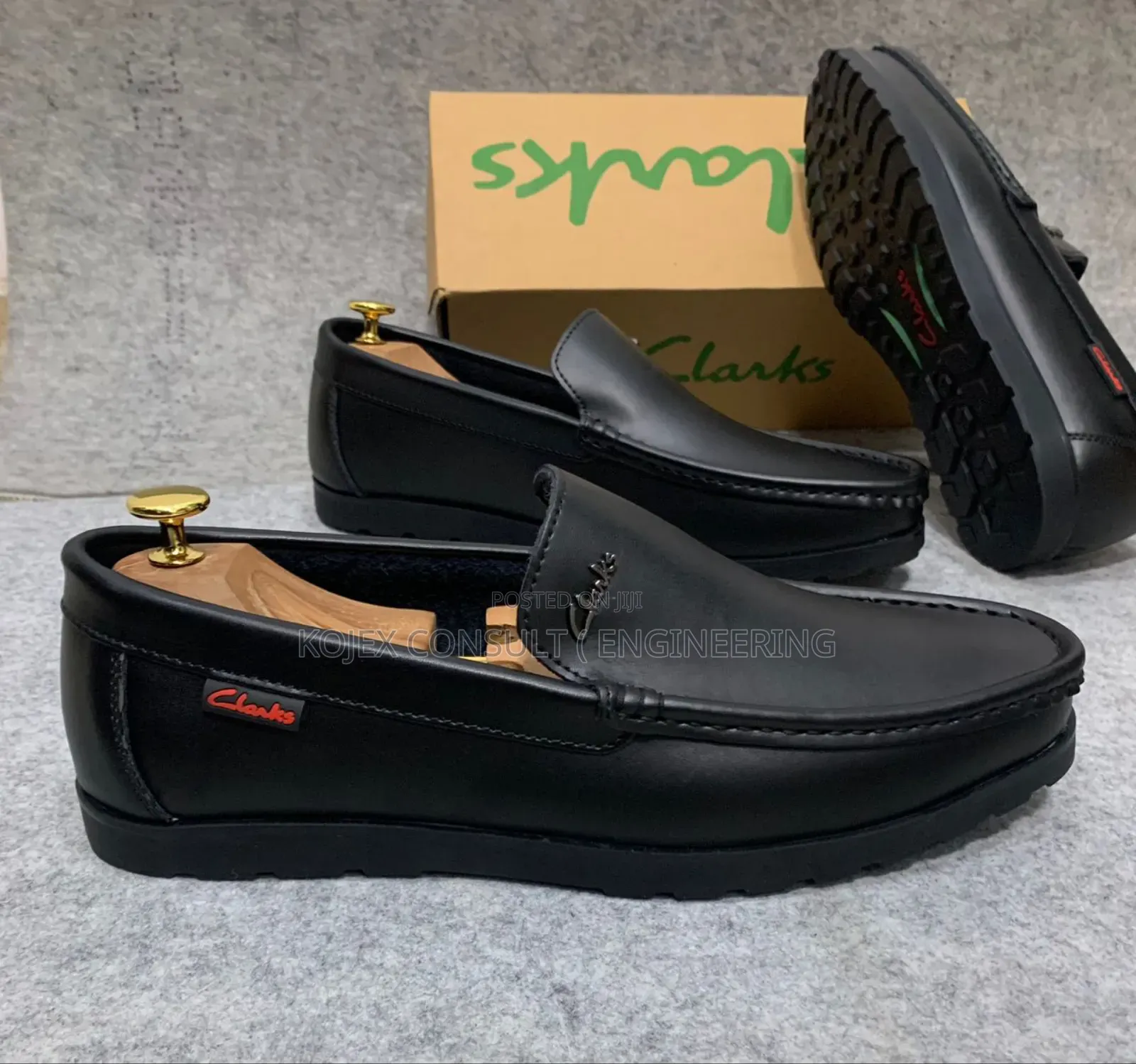 Clark Flat Men Leather Shoes