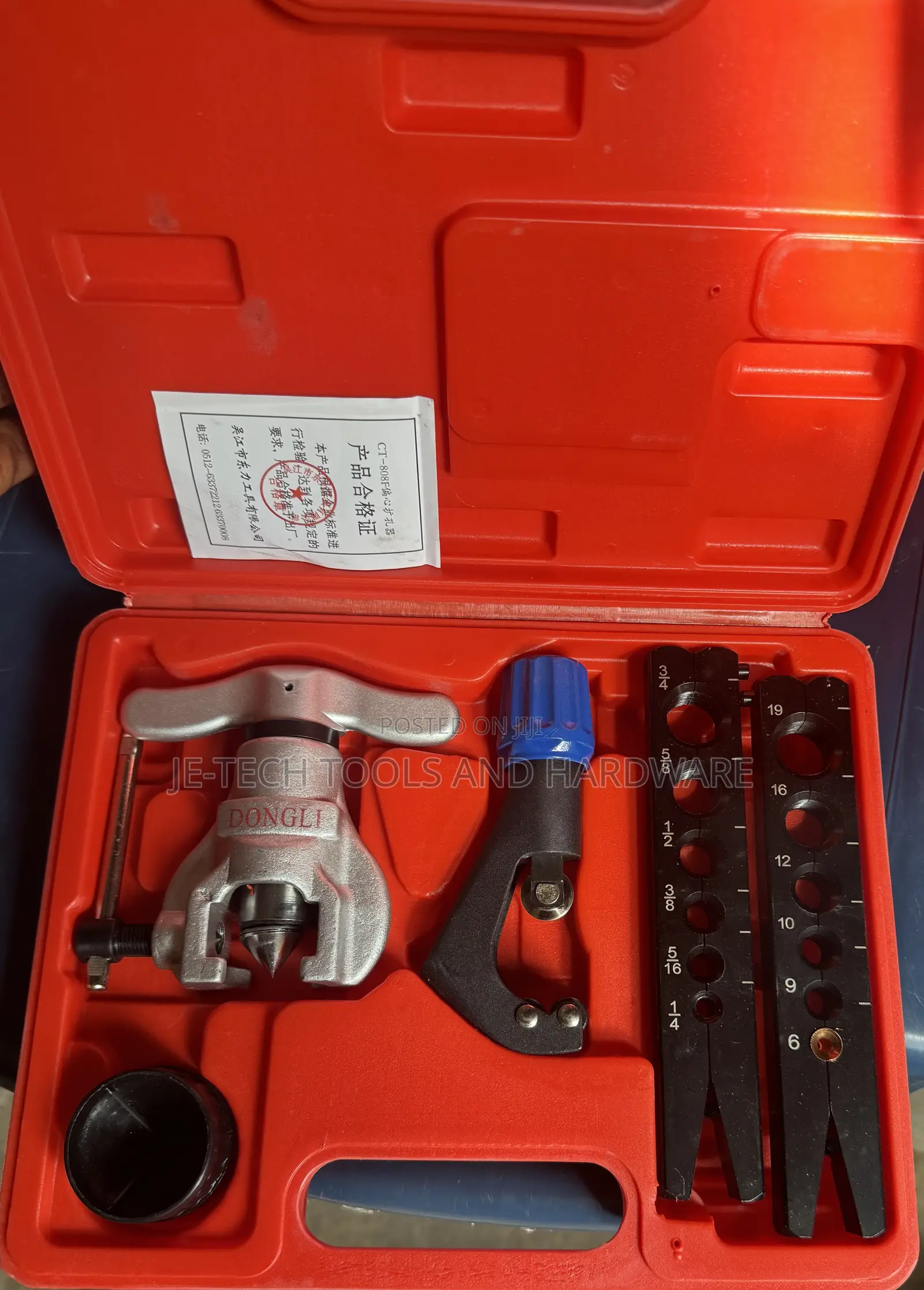 Ct-808f Eccentric Flaring Tool Set