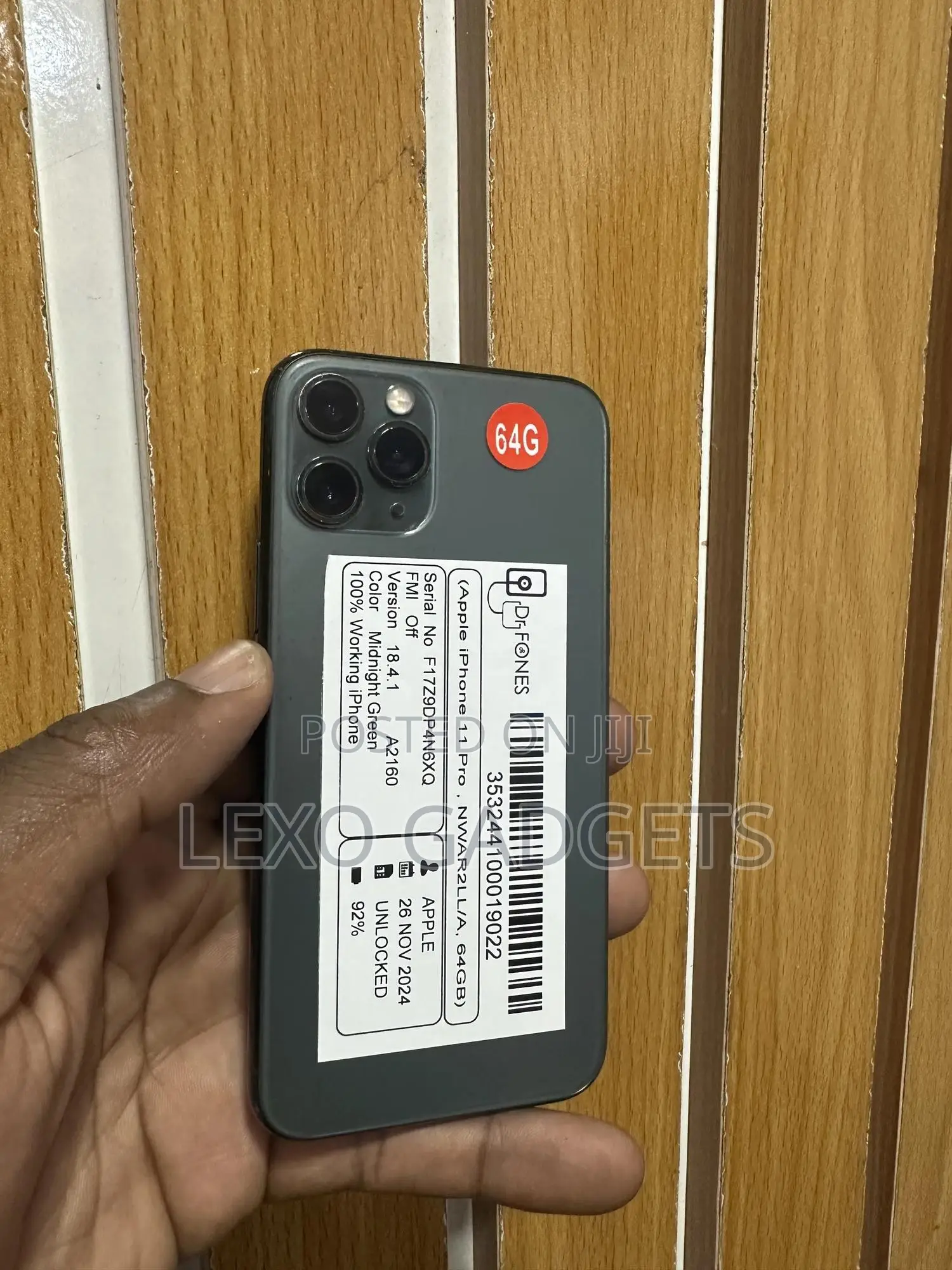 Apple iPhone 11 Pro 64 GB Gray