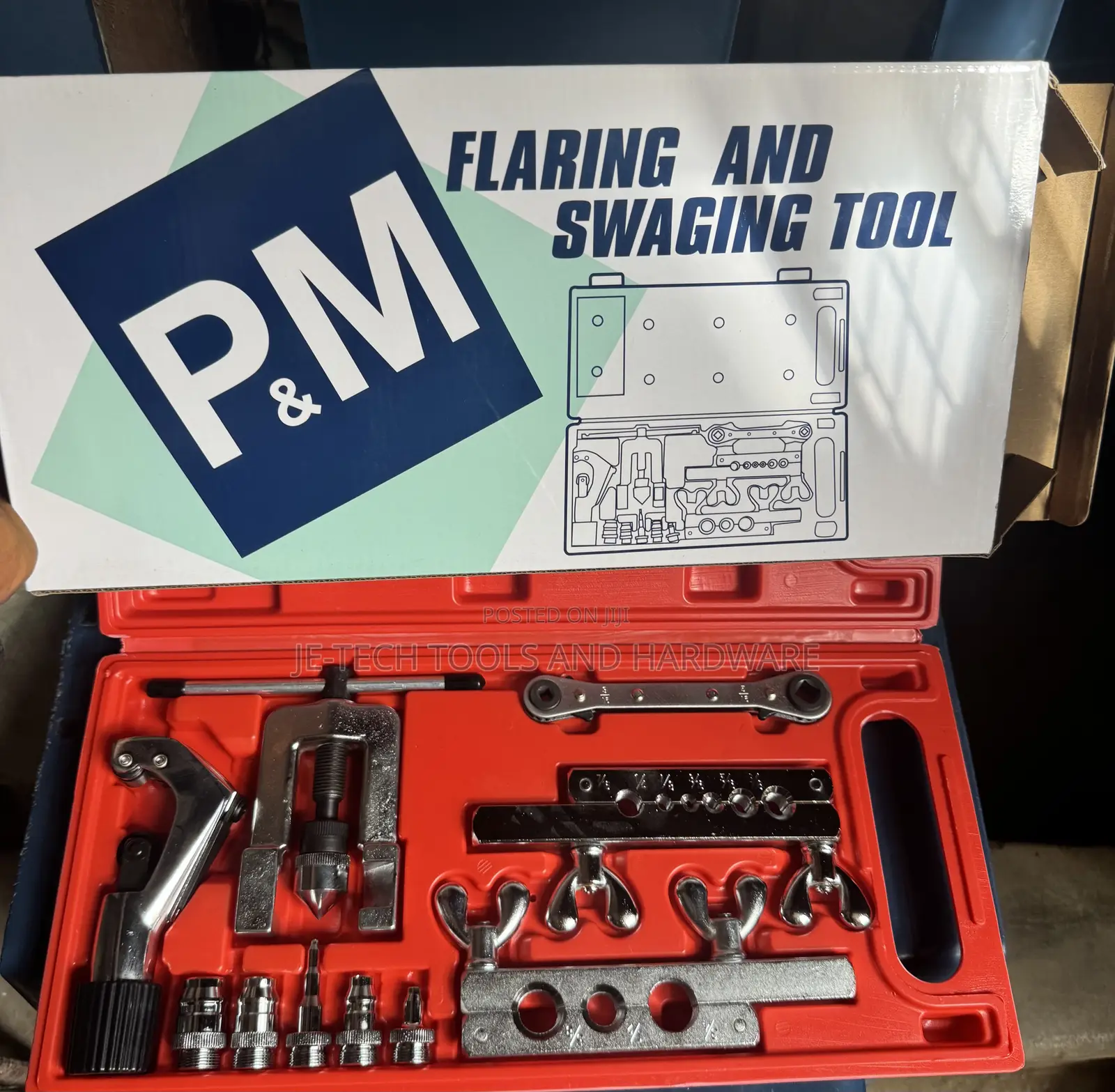 Flaring and Swaging Tool Kit for Hvac and Plumbing