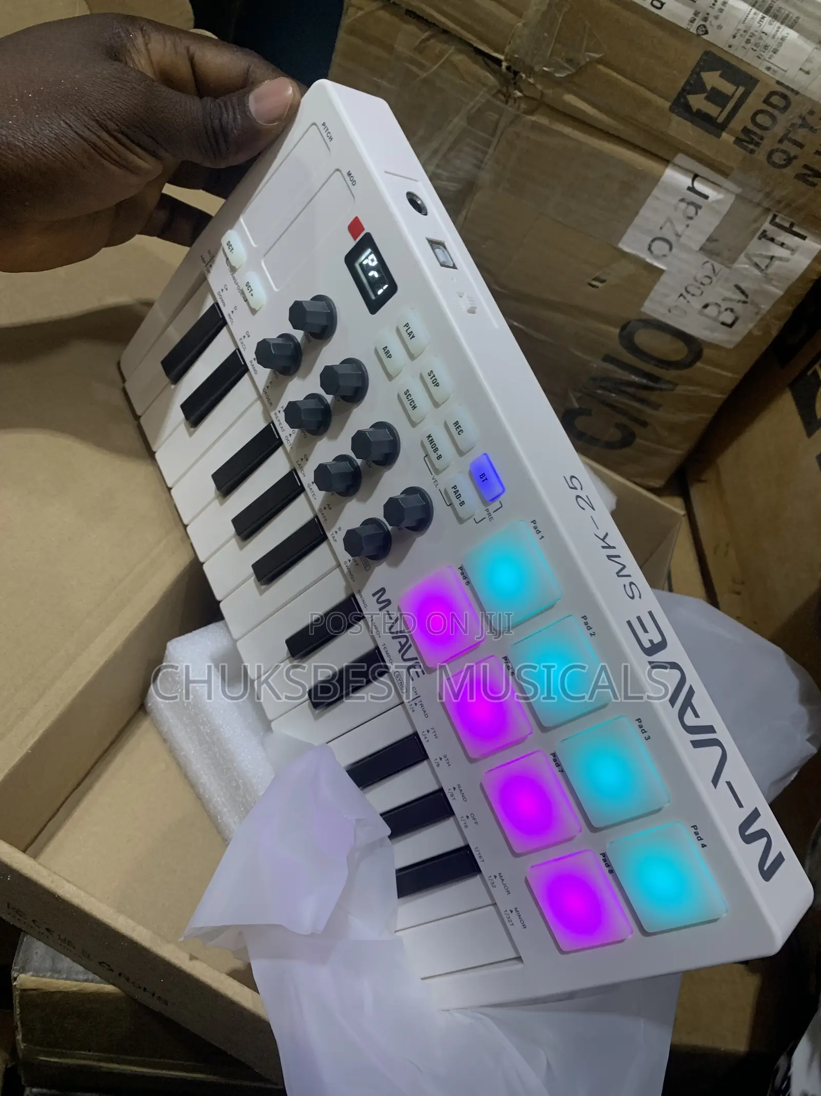M-Vave Smk25 Midi Keyboard Controller 25 Keys