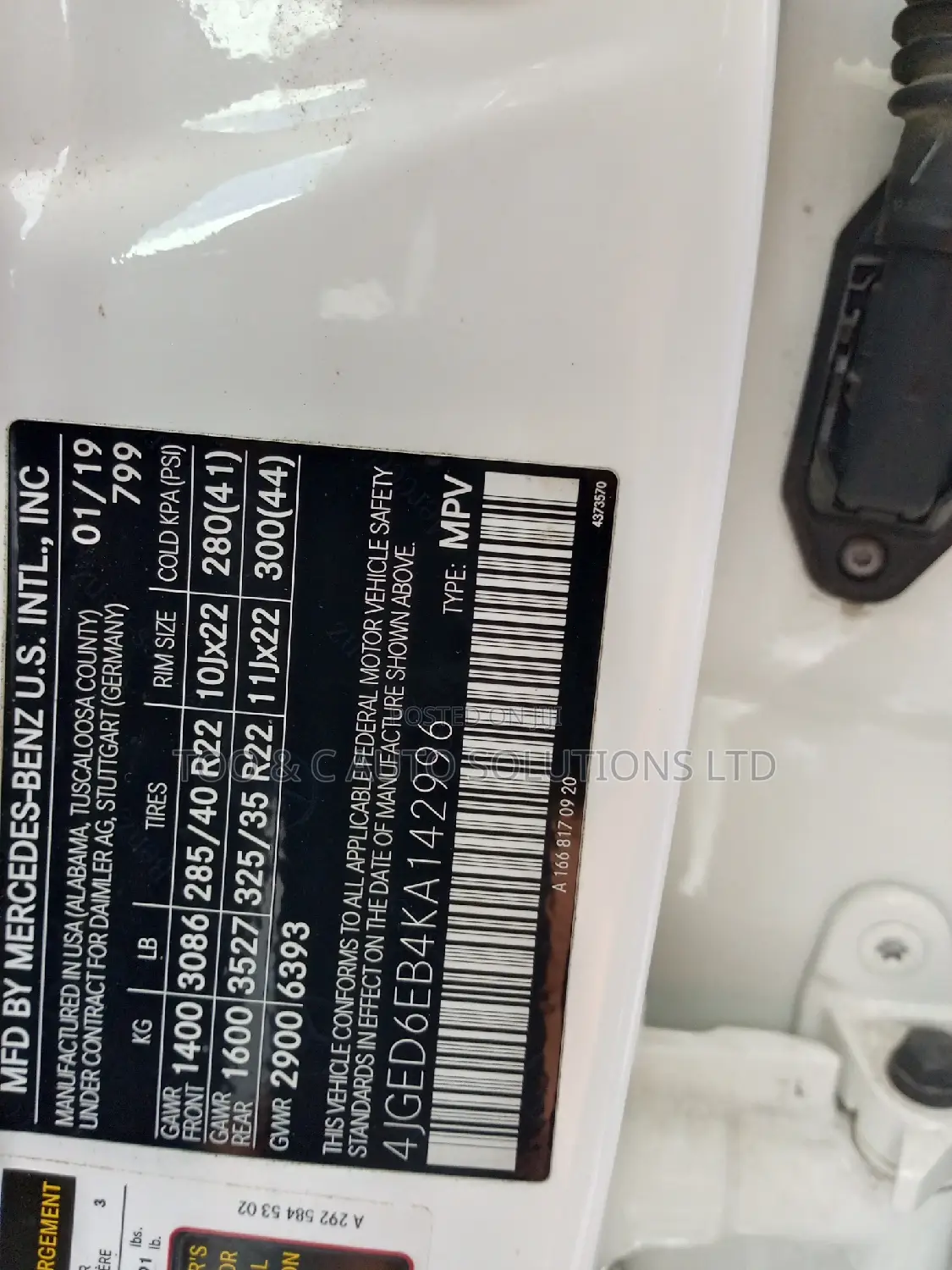 Mercedes-Benz GLE-Class AMG GLE 43 4MATIC 2019 White