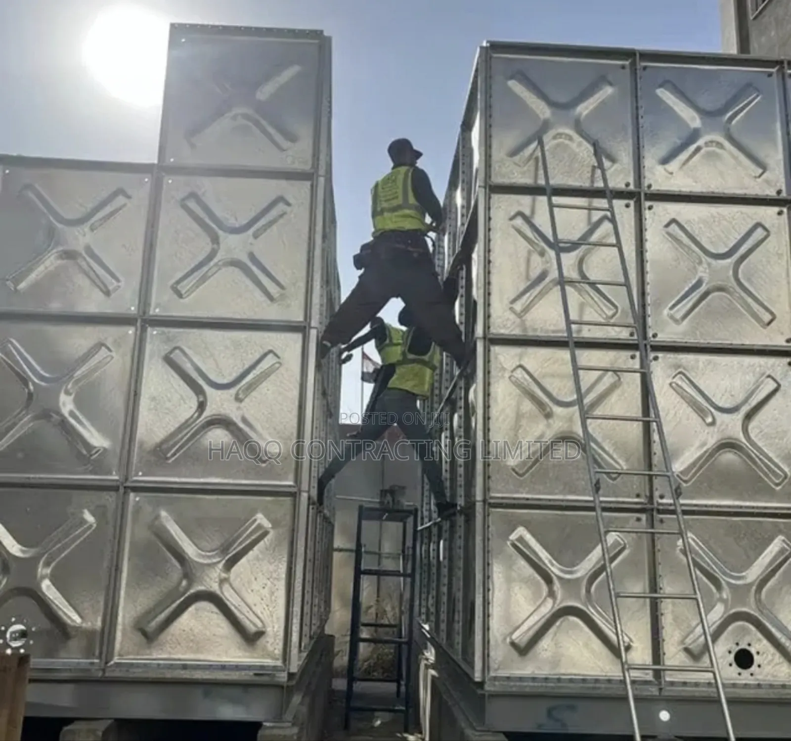 Braithwaite Pressed Steel Water Tank, 500,000 Litres