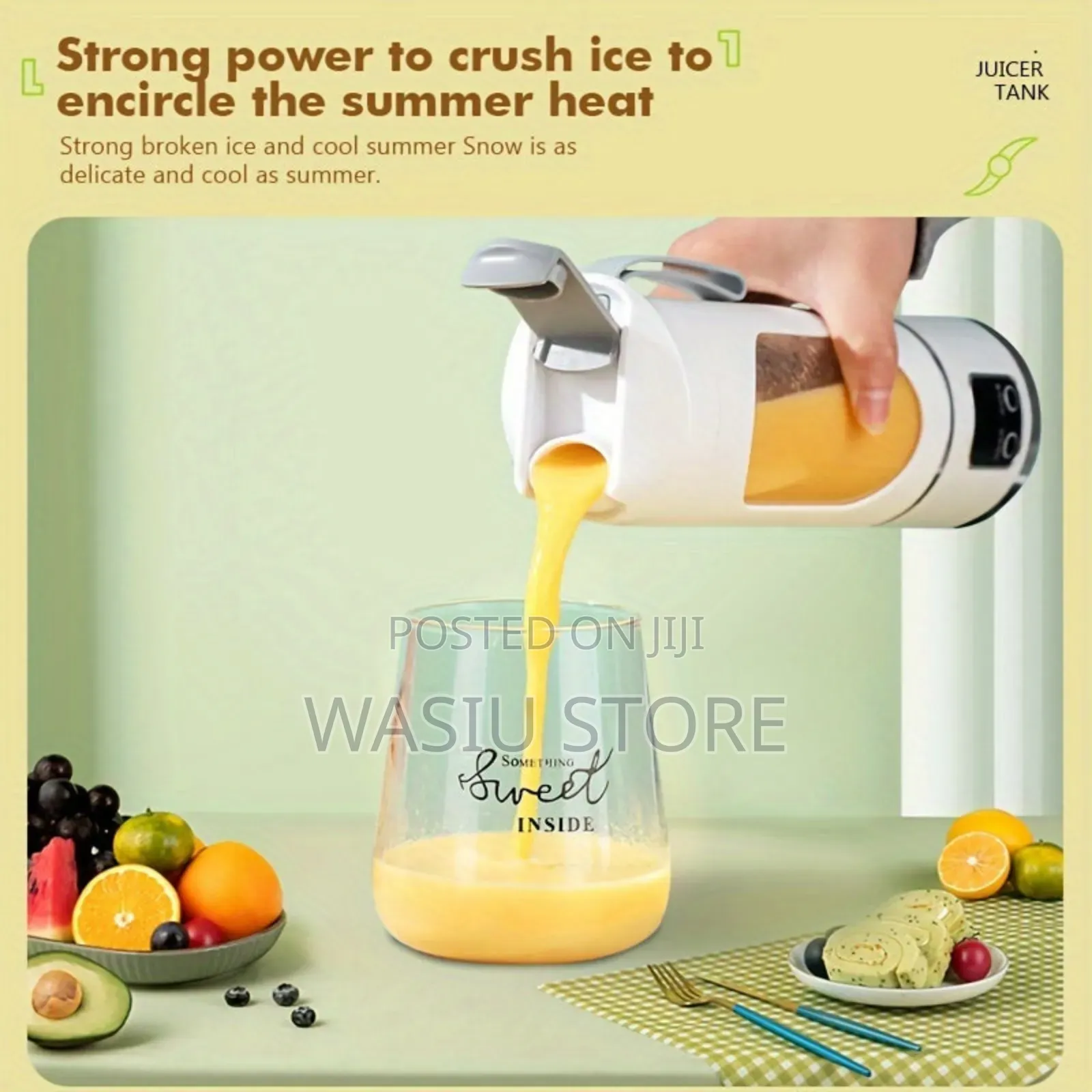 Portable Blender Rechargeable For Juice And Smoothies