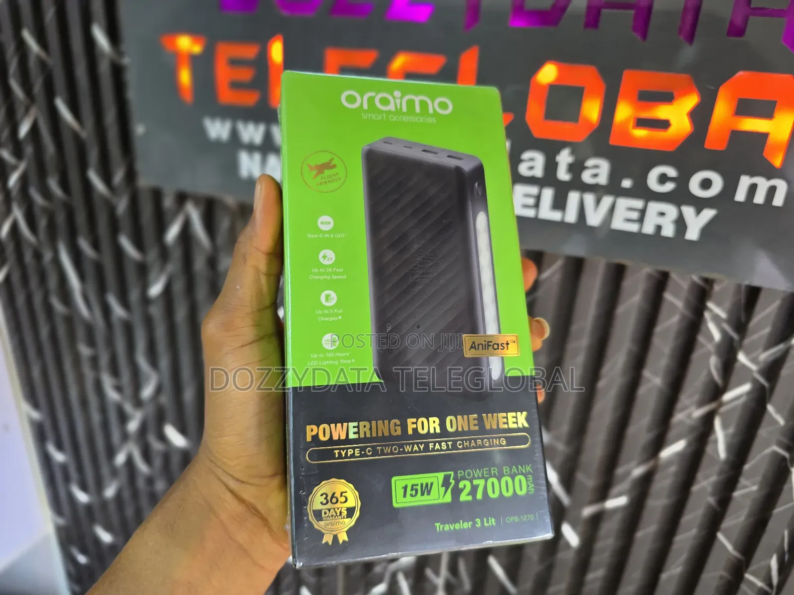 Oraimo 27000mah 15w Traveler 3 Lit Opb-1270 Powerbank