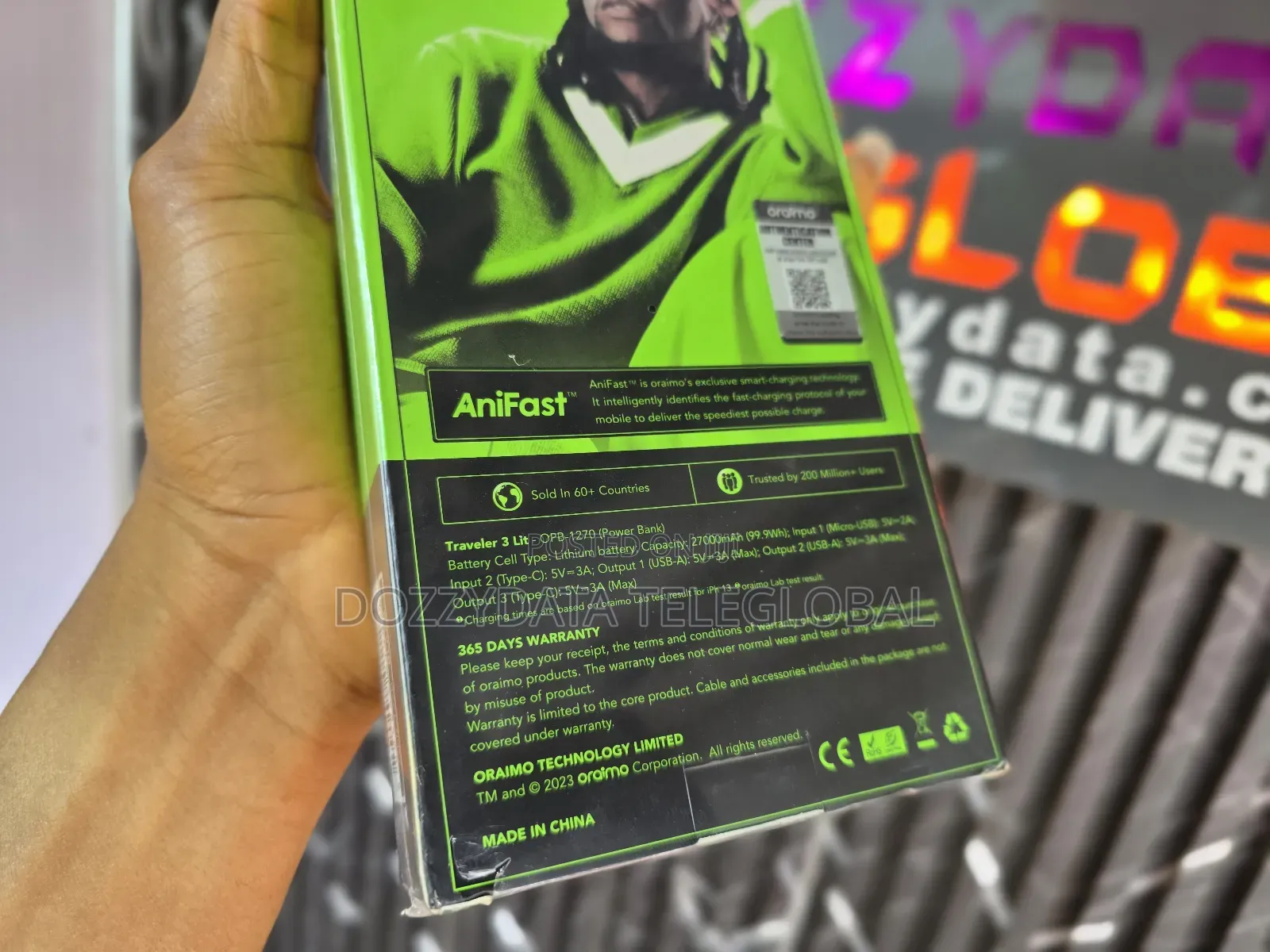 Oraimo 27000mah 15w Traveler 3 Lit Opb-1270 Powerbank