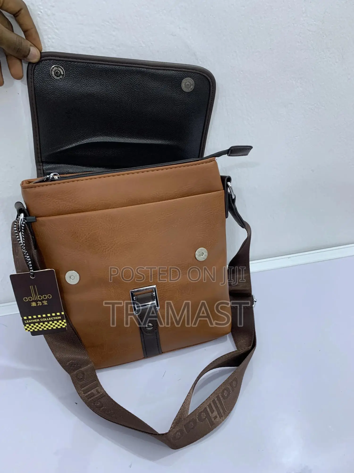 Brown Aollibao Faux Leather(Cross Bag)