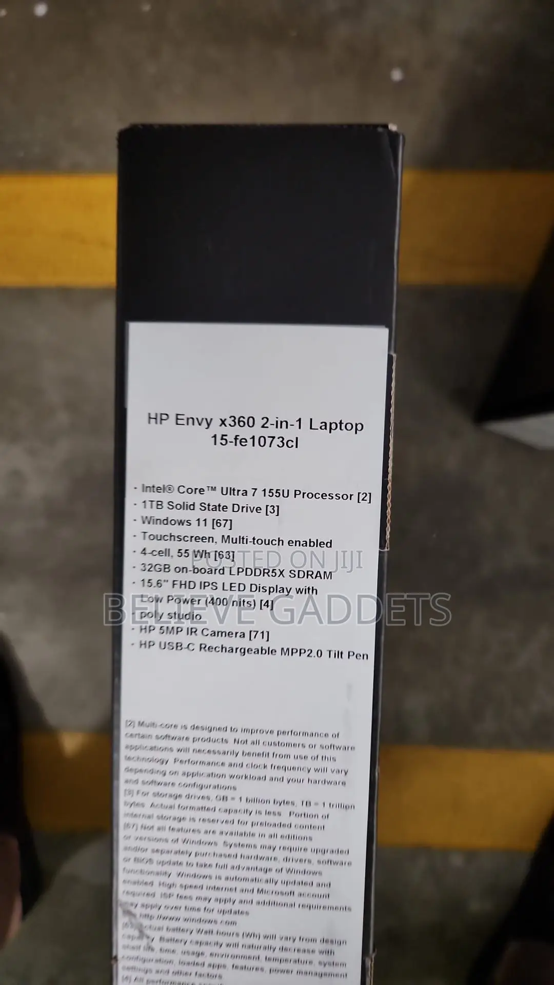 New Laptop HP Envy 15 32GB Intel Core Ultra 7 SSD 1T