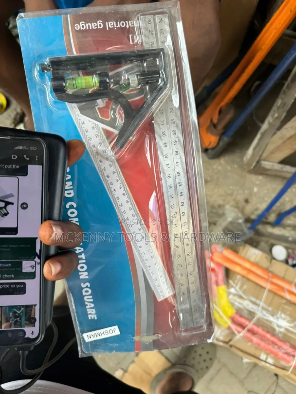 Combination Try Square Right Angle Ruler - 12" - 300mm