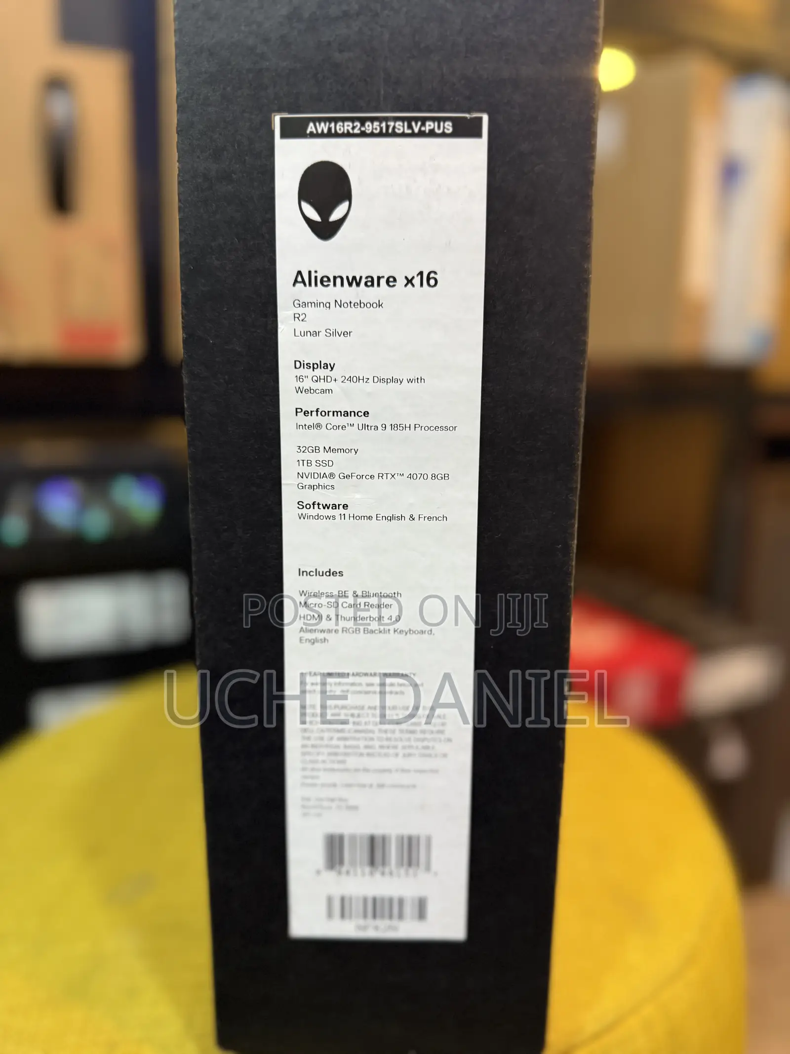 New Laptop Dell Alienware X16 R2 32GB Intel Core Ultra 9 SSD 1T