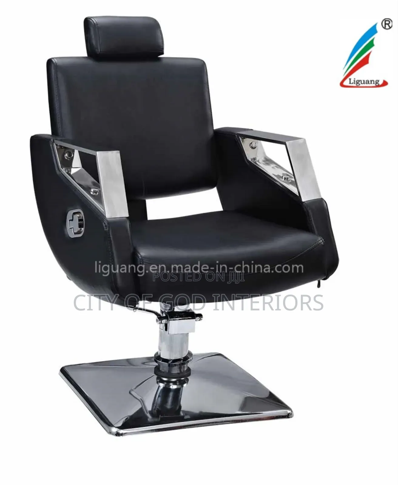 Imported Executive Salon Chair With Footrest and Head Rest