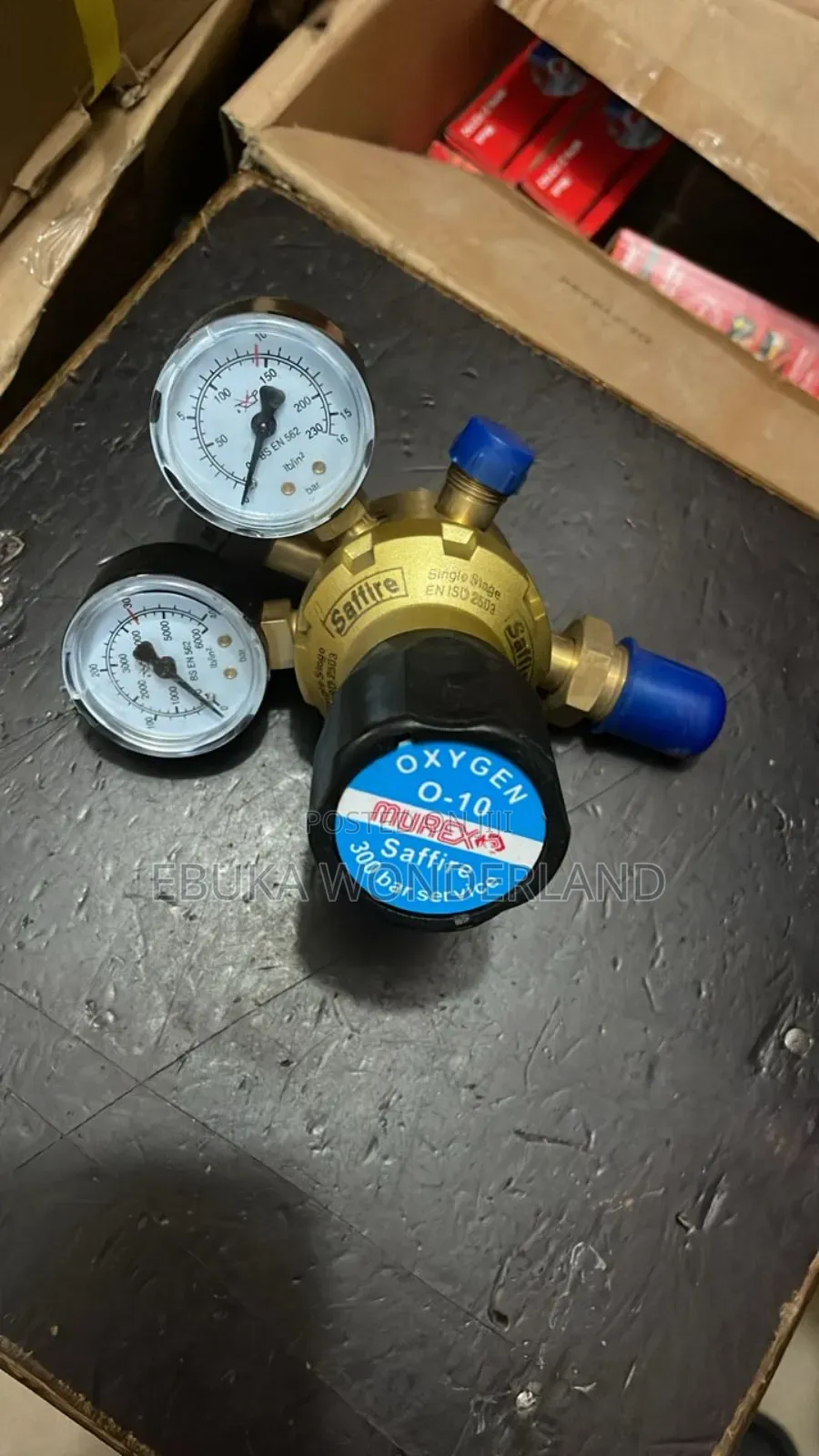 Uk British Oxygen Gas Regulator Guage