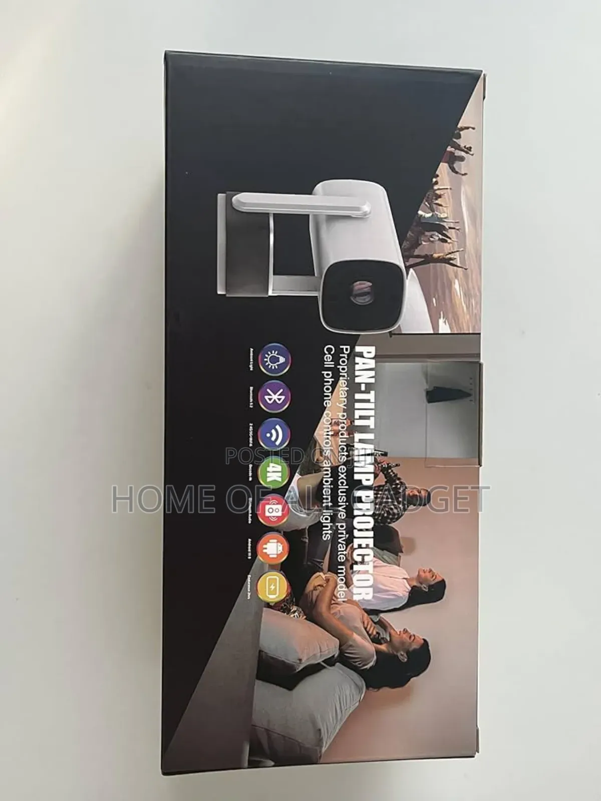 Smart Projector With Battery Rechargeable. 10000 Lumen