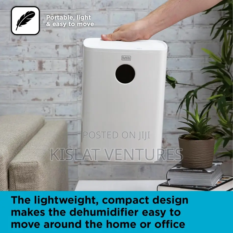 Black Decker 2 L Dehumidifier With Air Purifier