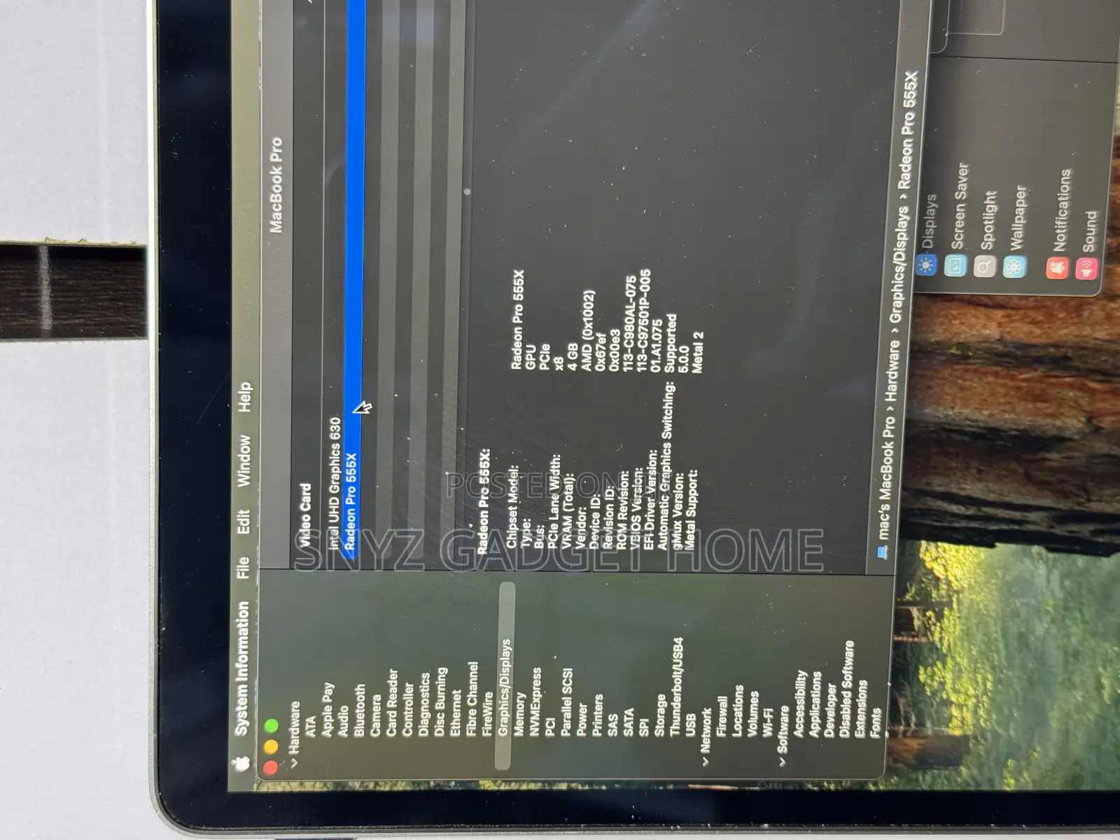 Laptop Apple MacBook Pro 2019 16GB Intel Core i9 SSD 512GB