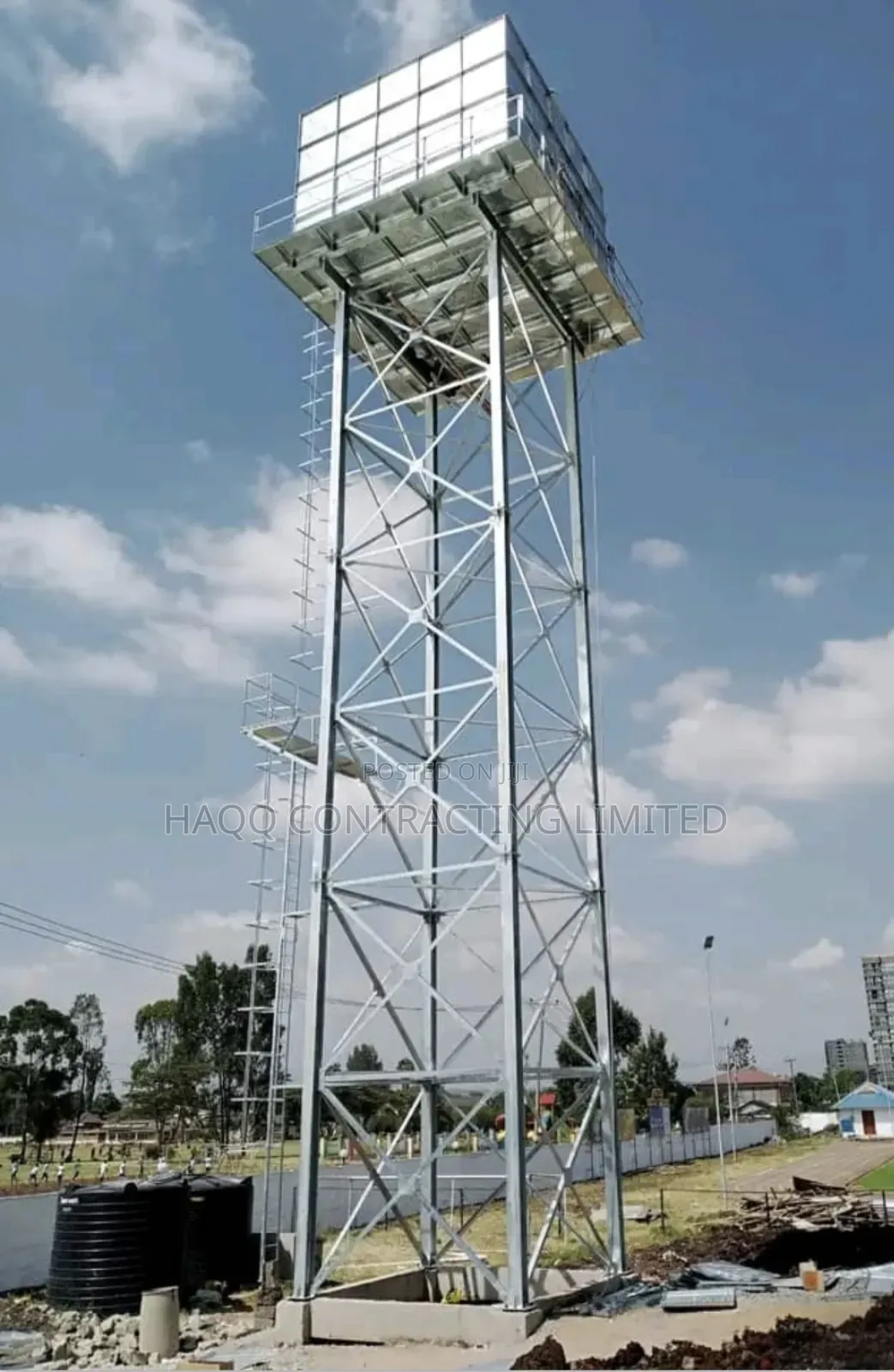 Galvanized Braithwaite Pressed Steel Tank 49,000 Litres