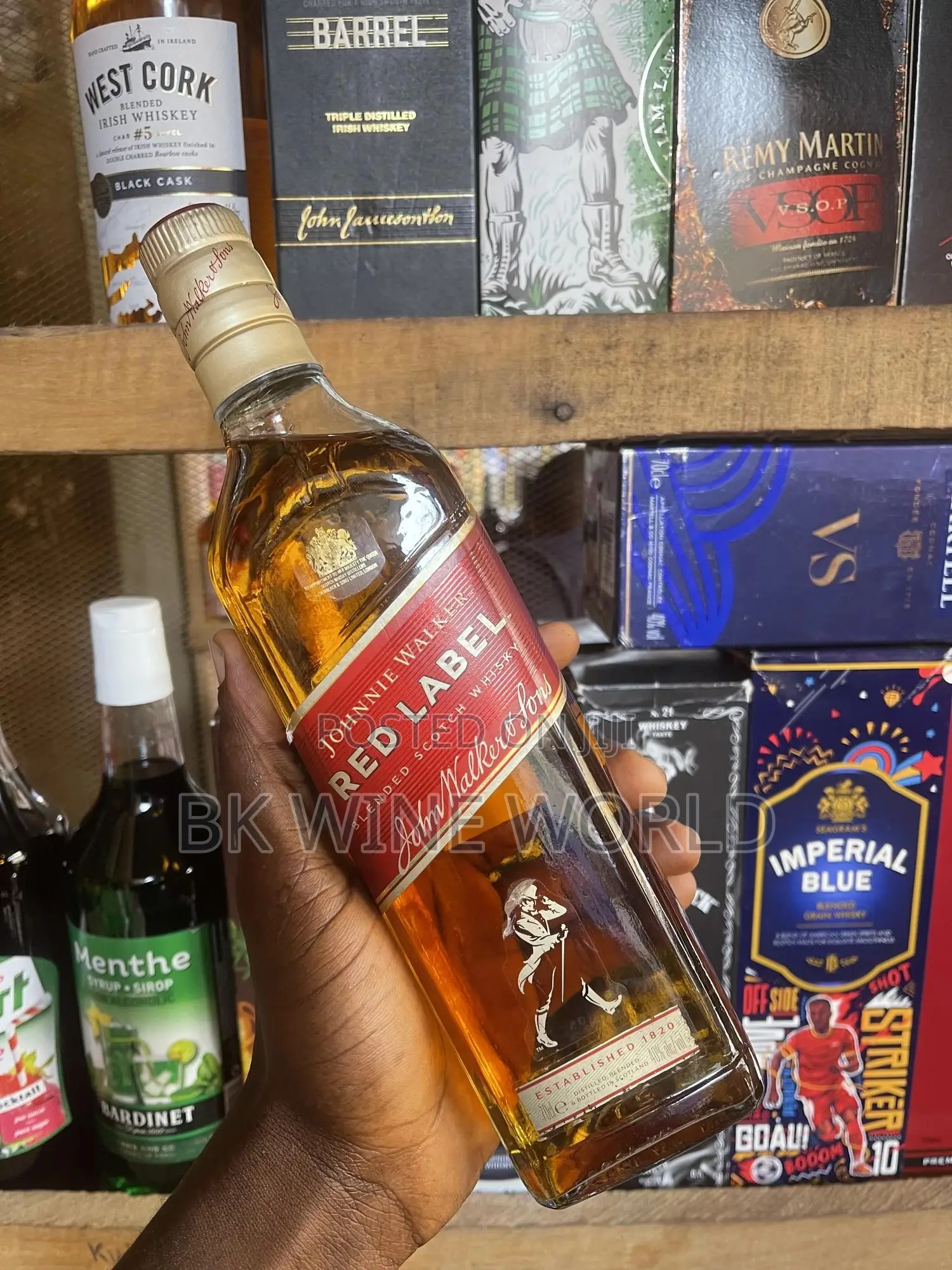 Red Label Blended Scotch Whisky - 70cl X 12 Bottles