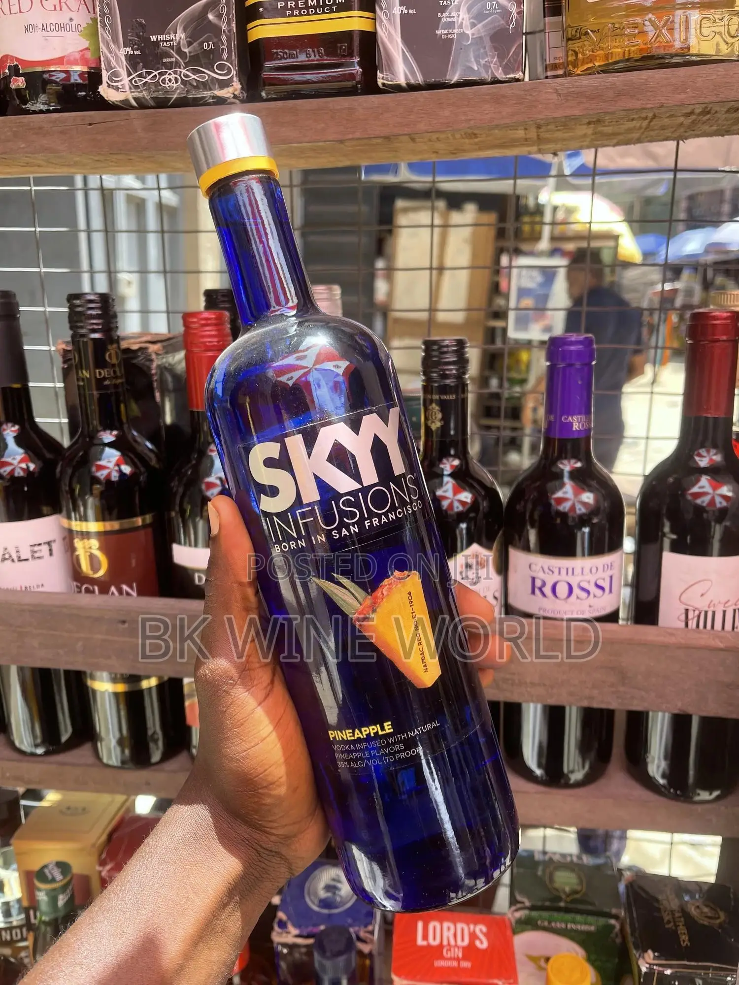 Skyy Infusions Vodka With Pineapple Flavor - 1l X 12 Bottles