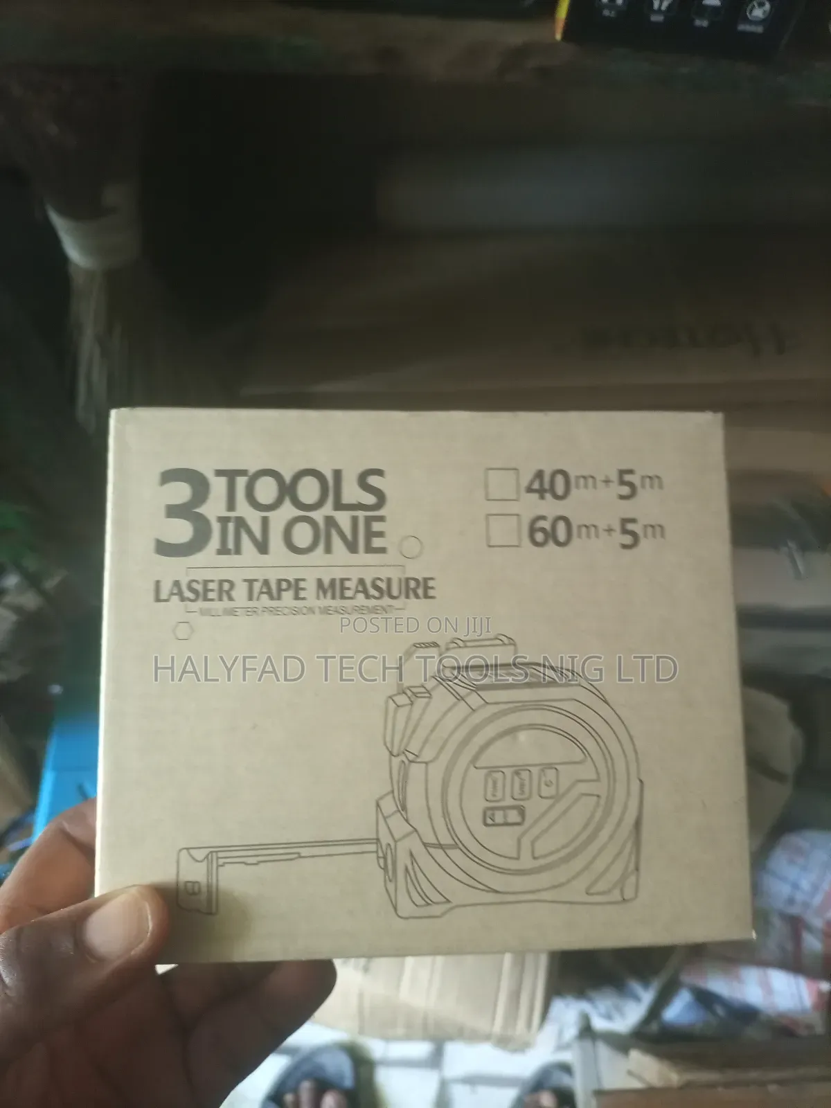 3 in 1 (3 Tools in One) Laser Tape Measure
