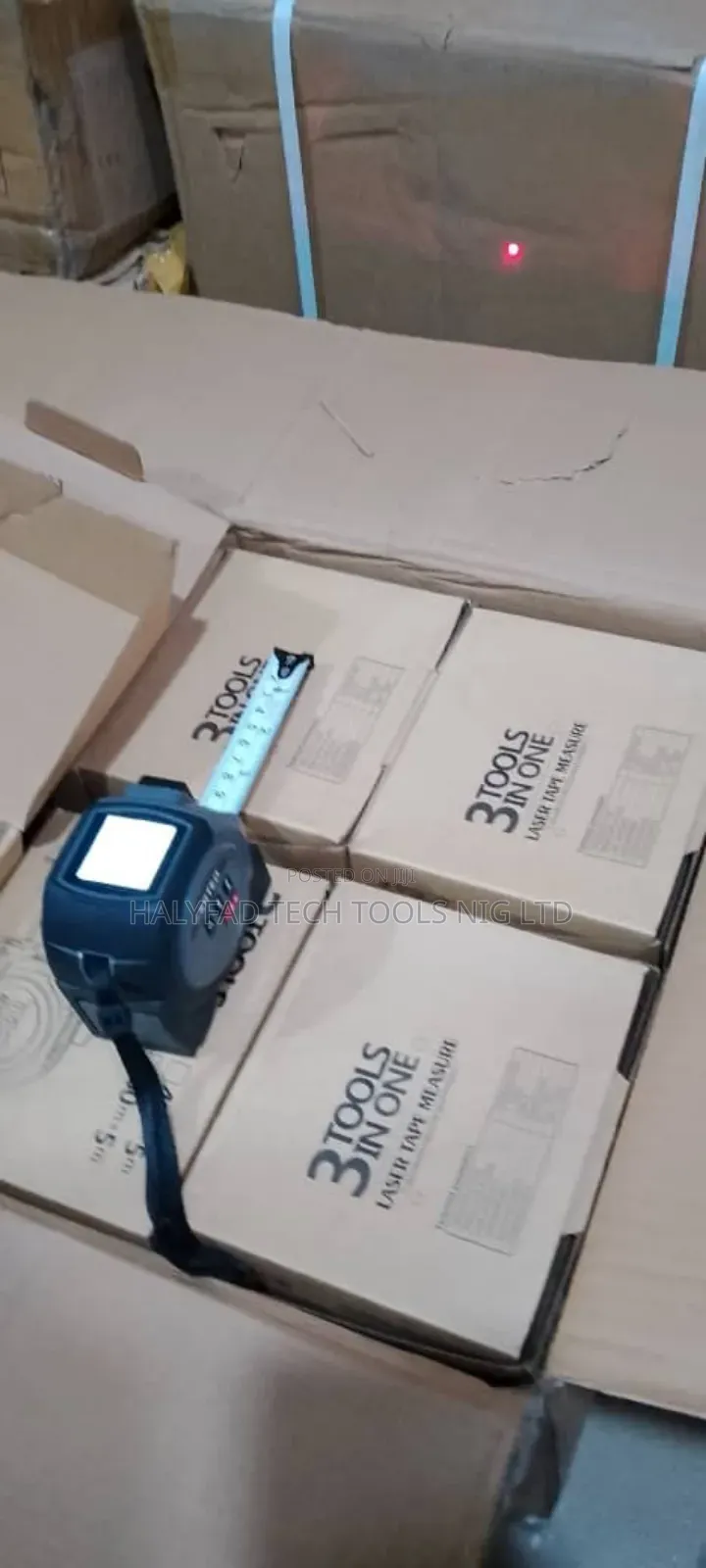 3 in 1 (3 Tools in One) Laser Tape Measure