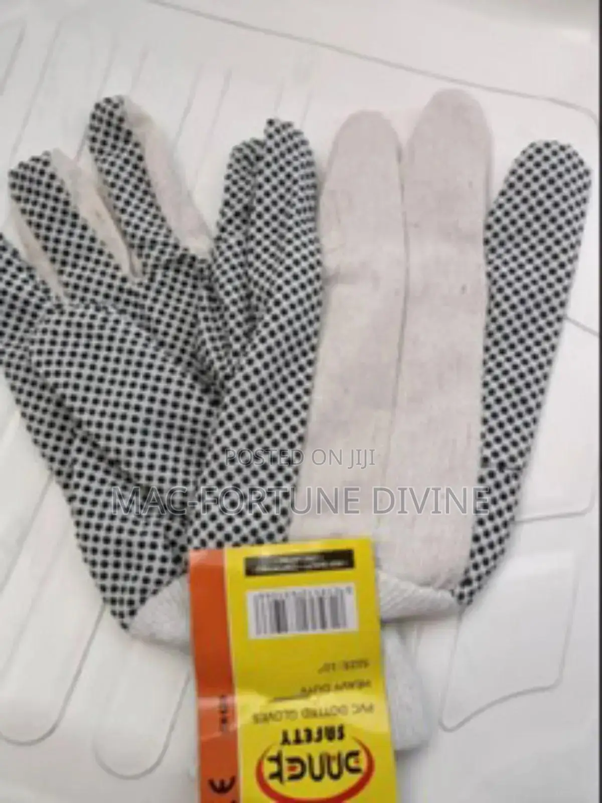Original Combination Dotted Glove With Leather Palm (Dozen )