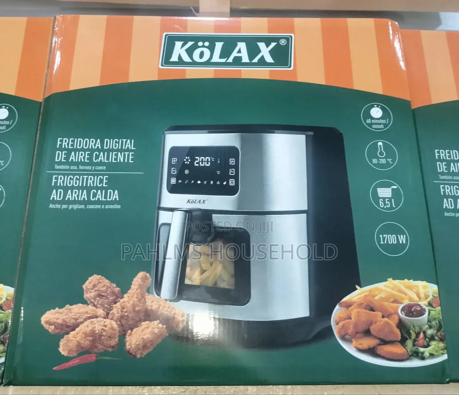6.7liter Kolax Digital Air Fryer