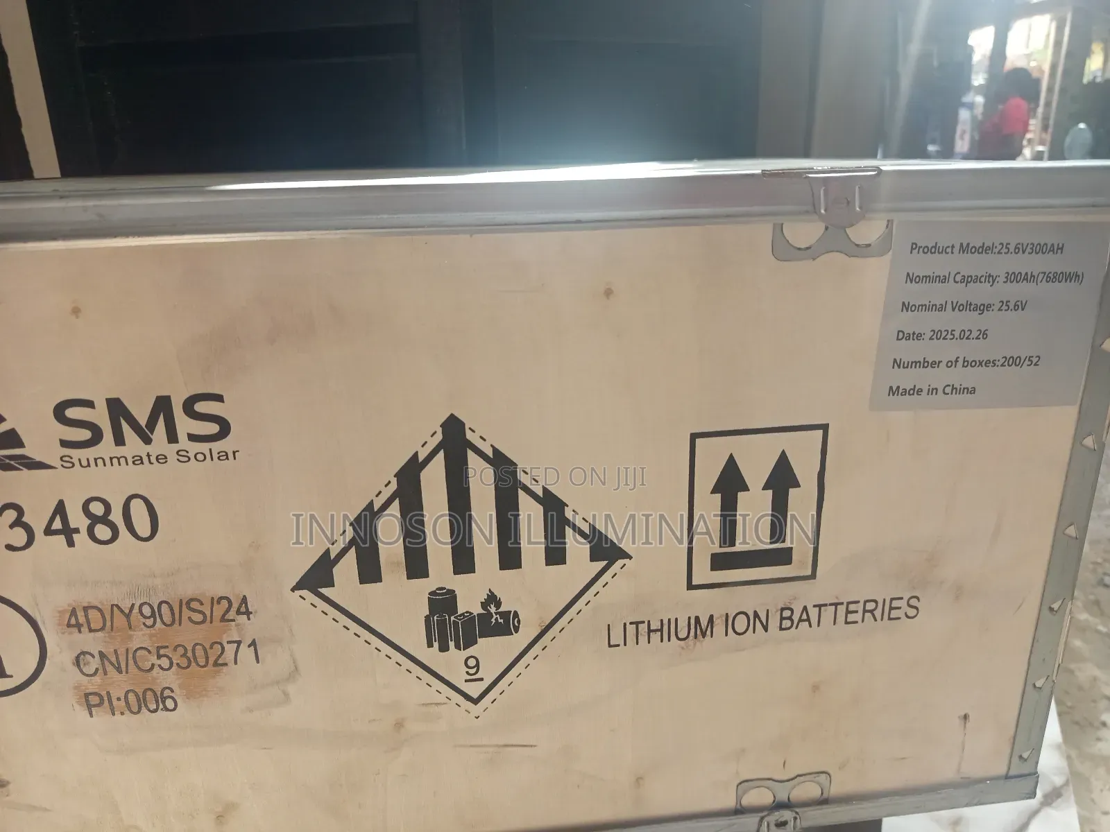 7.6kwh Sms Lithium Ion Battery
