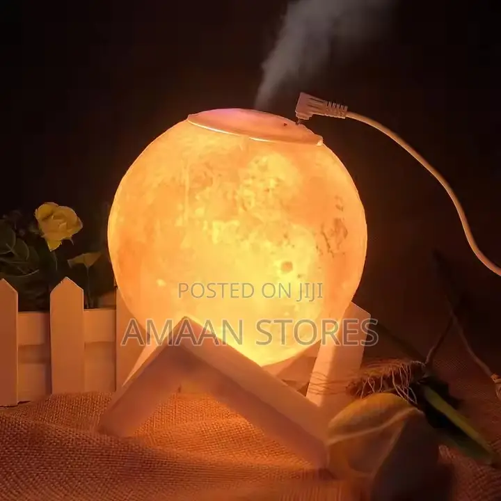 Rechargeable Moon Lamp Humidifier- 880ml