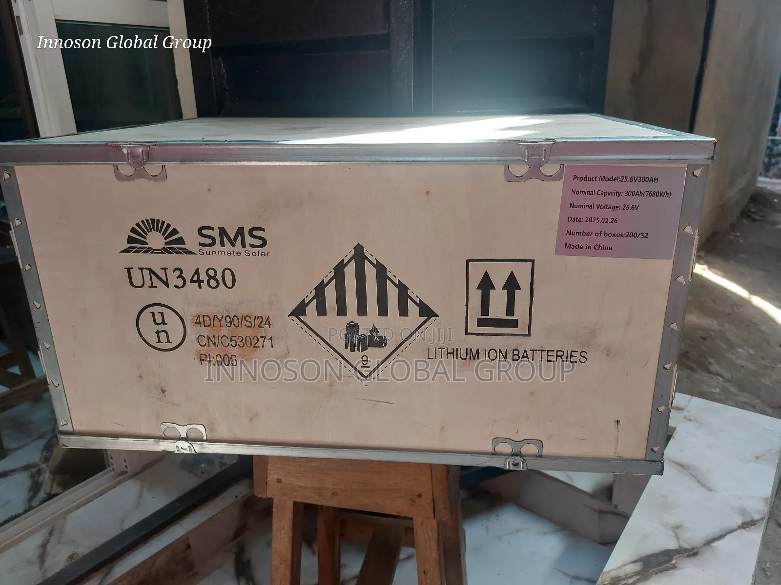 7.6kwh 24v 300a Sms Lithium Ion Battery