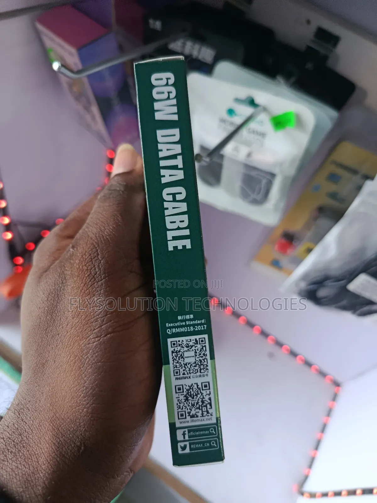 Remax Rc-C070 Usb-C to Usb-a Data Cable With Display