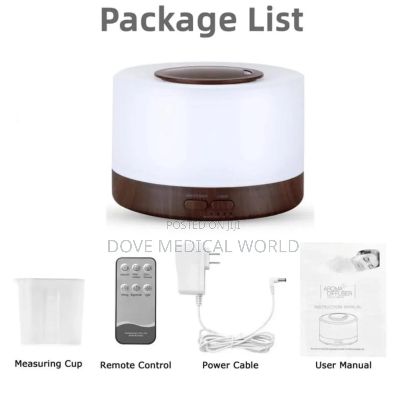 Electric Wood Essential Oil Ultrasonic Air Humidifier