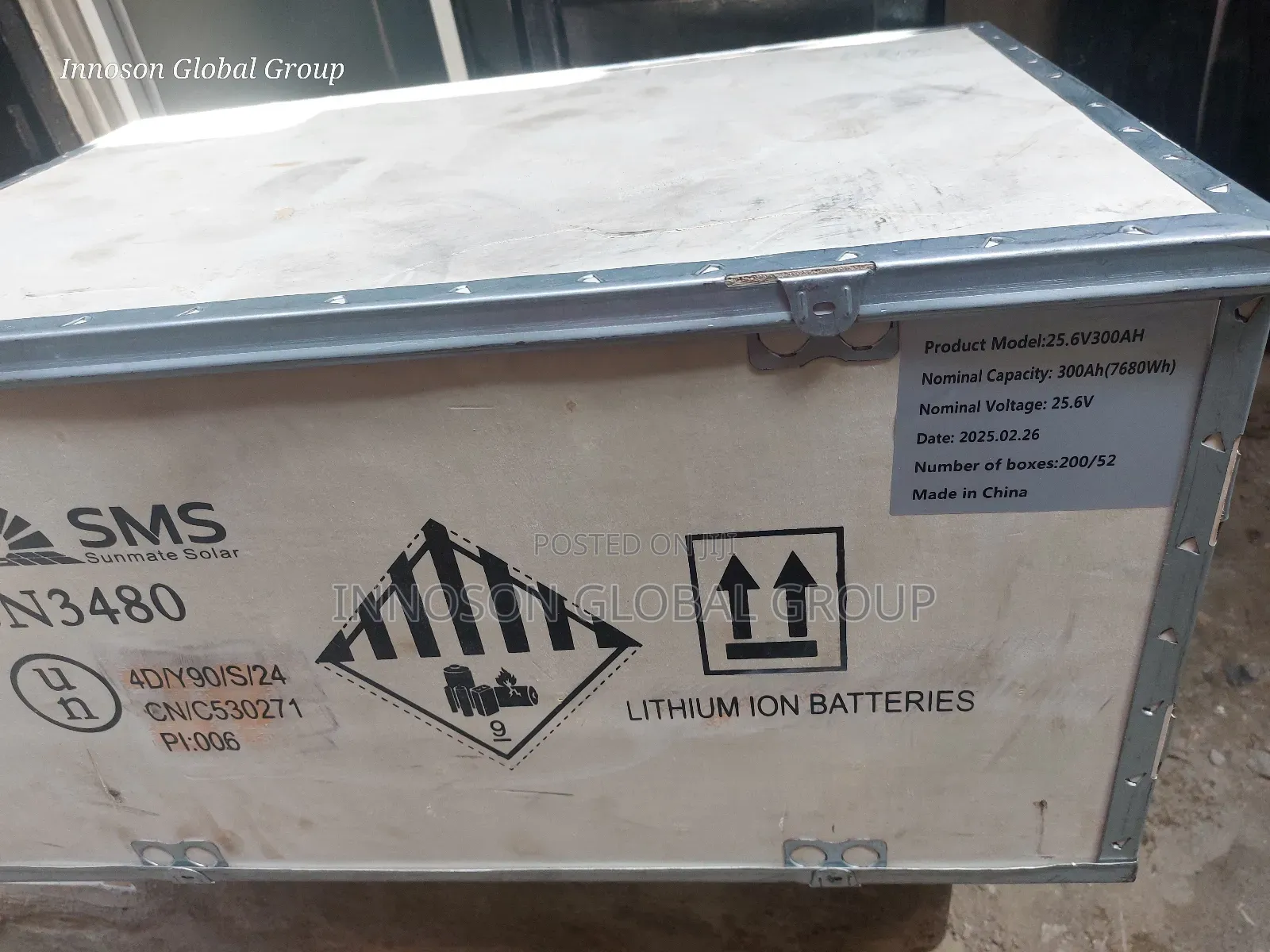 7.6kwh 24v Sms Lithium Ion Battery