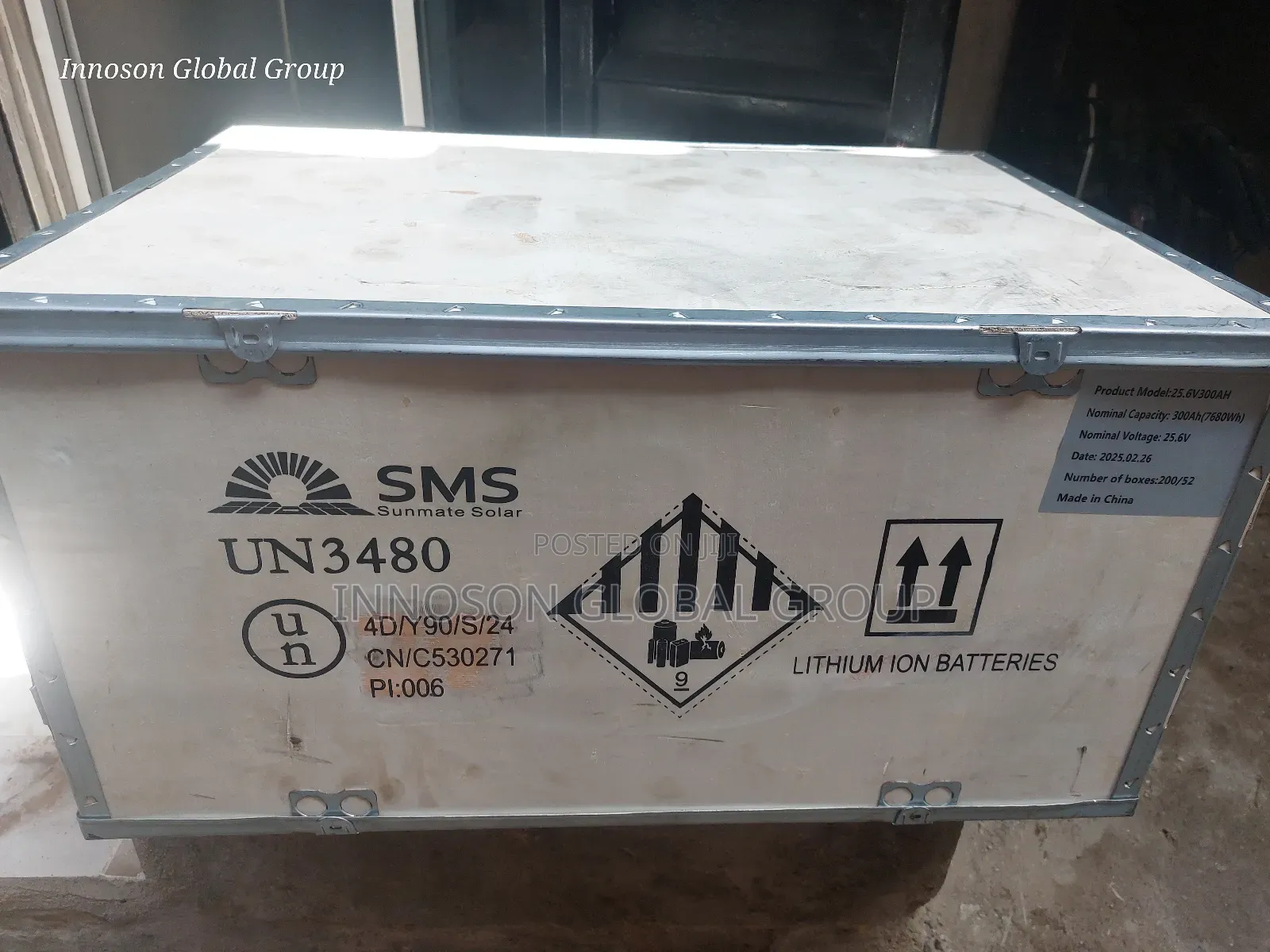 7.6kwh 24v Sms Lithium Ion Battery