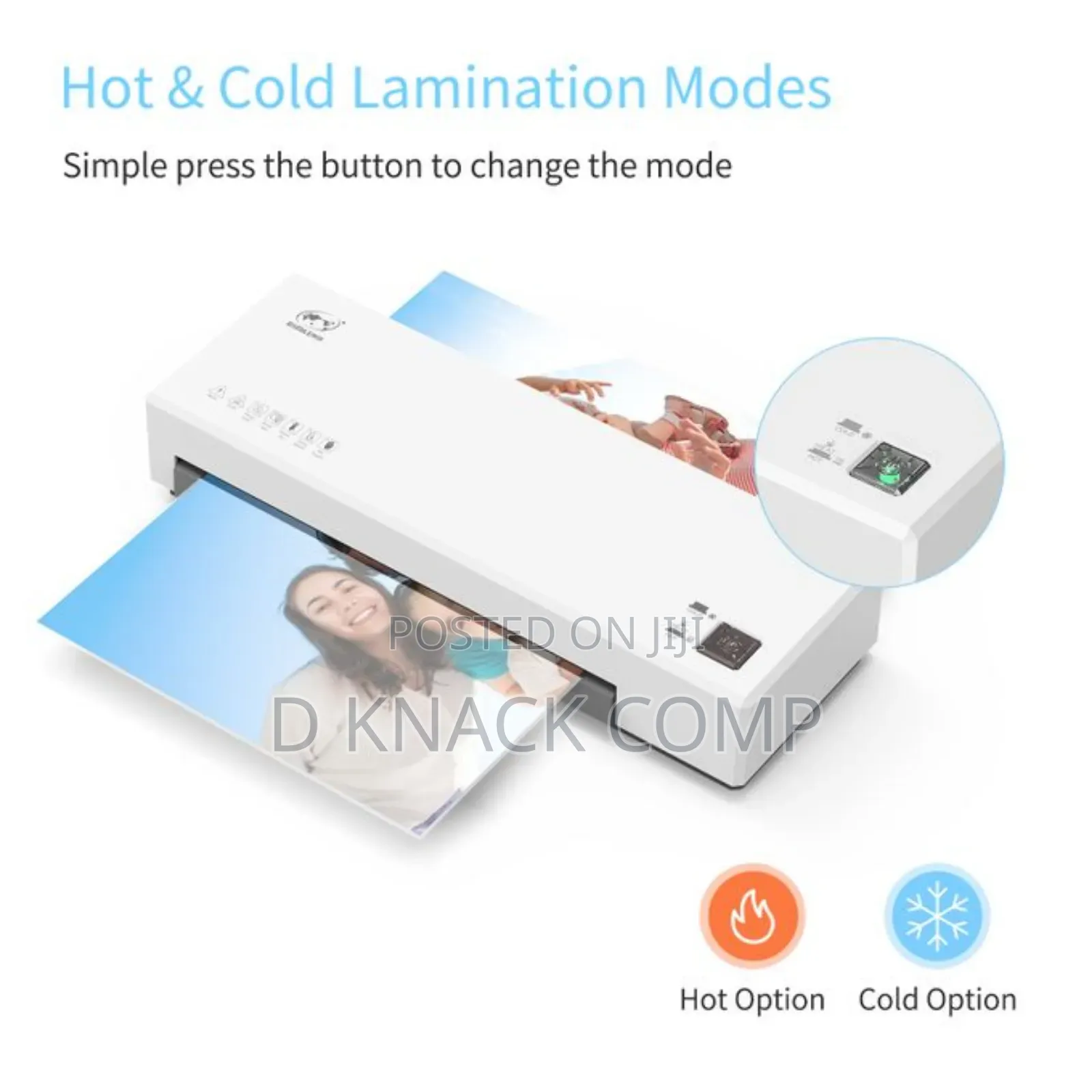 Dc/ Ac/ Solar Desktop Laminator Machine Set A4 Hot and Cold