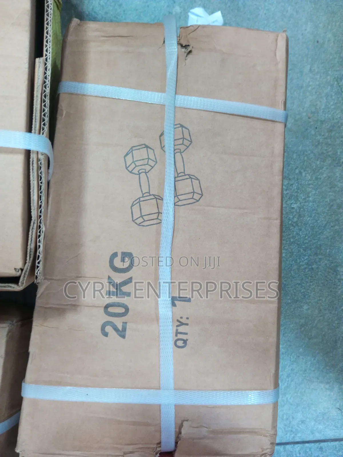 20kg Hexagon Dumbbells by Two