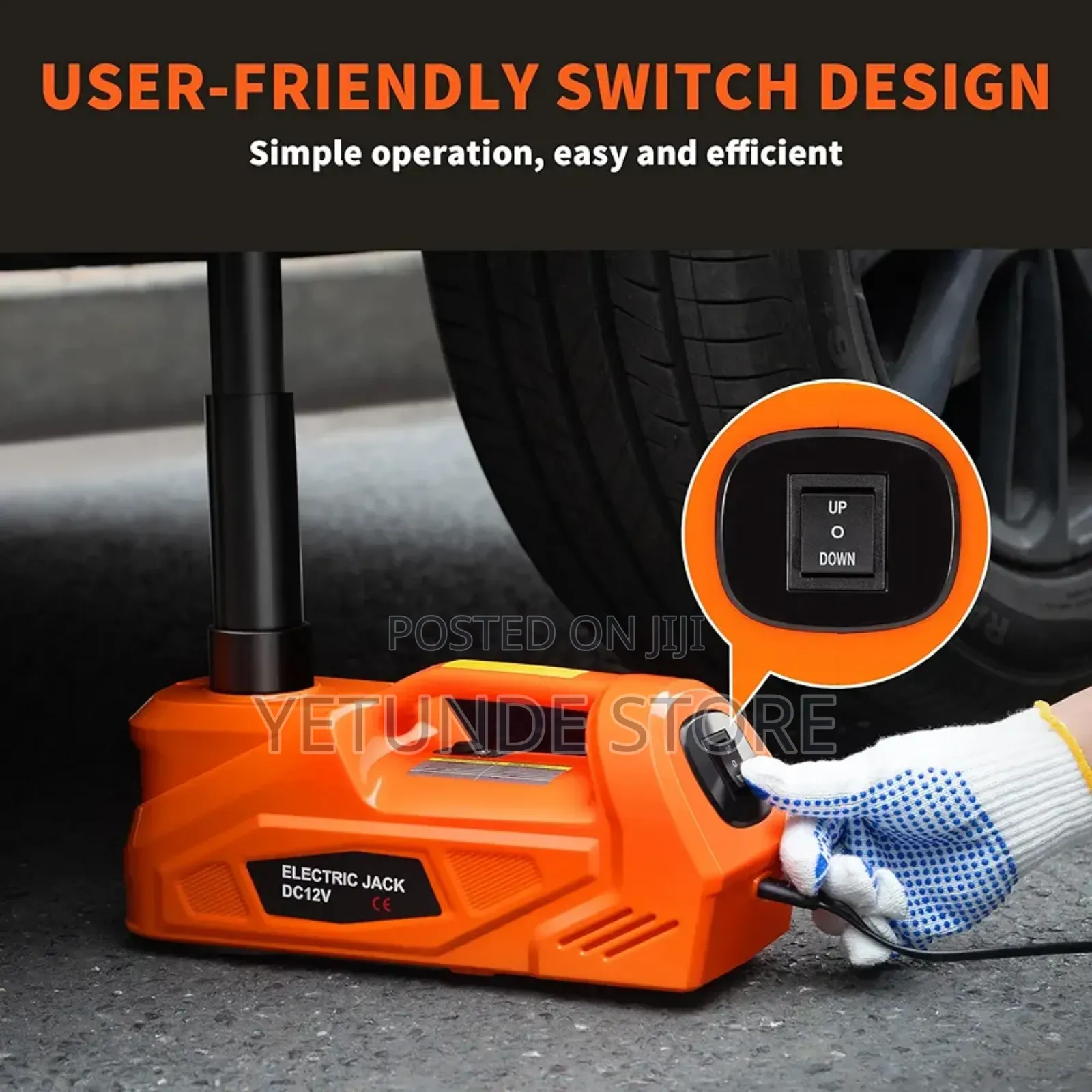 Electric Car Jack 5 Ton - 11023 LBS Floor Jack Lift