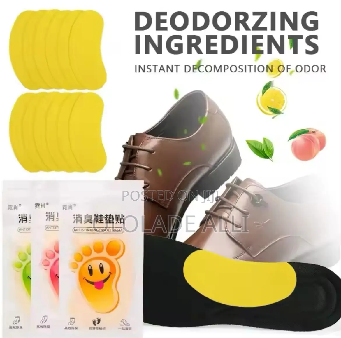 10 Pieces Shoes Deodorant Sticker Deodorant Foot