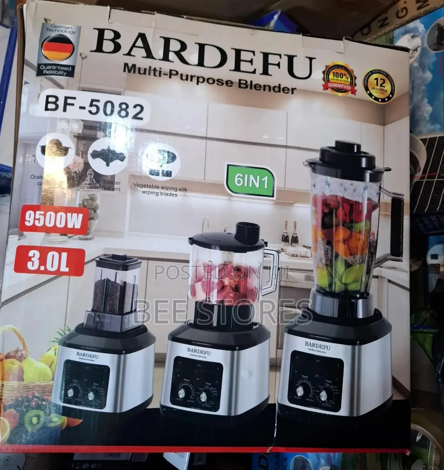 Quality 5082 Bardedu Blender- 6in1