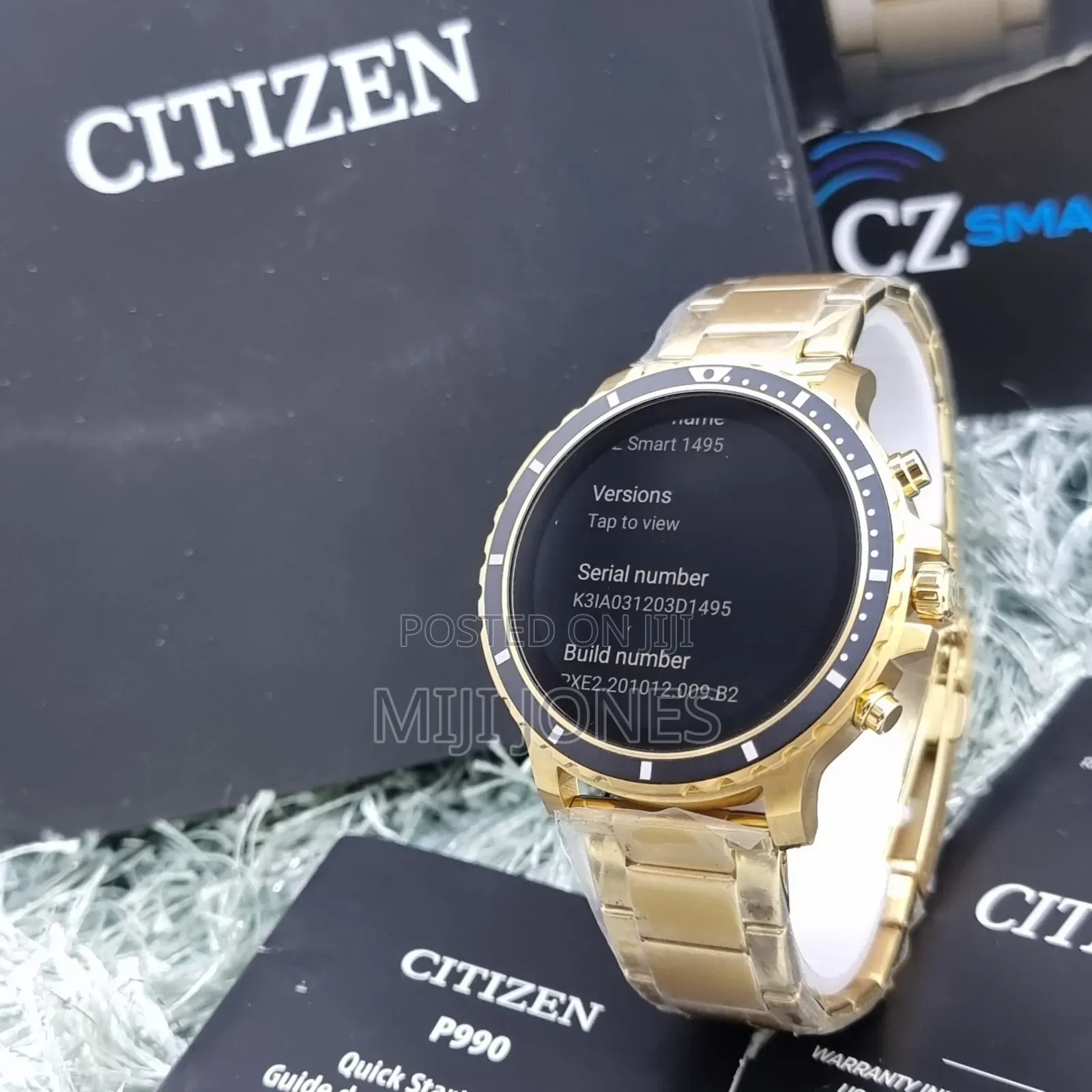 Citizen Os Touchscreen Gold Stainless Steel Watch 41mm