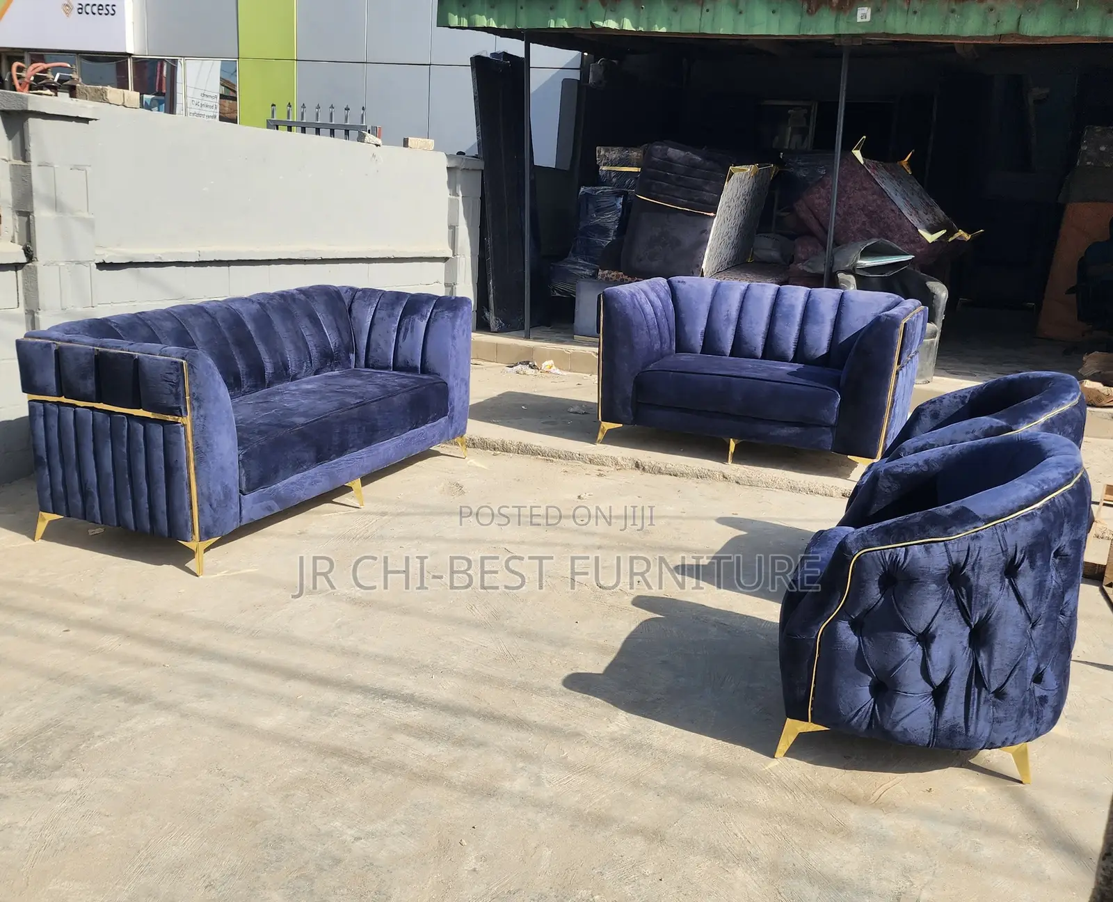 Premium Well Constructed Upholstered Fabric Sofa Chair