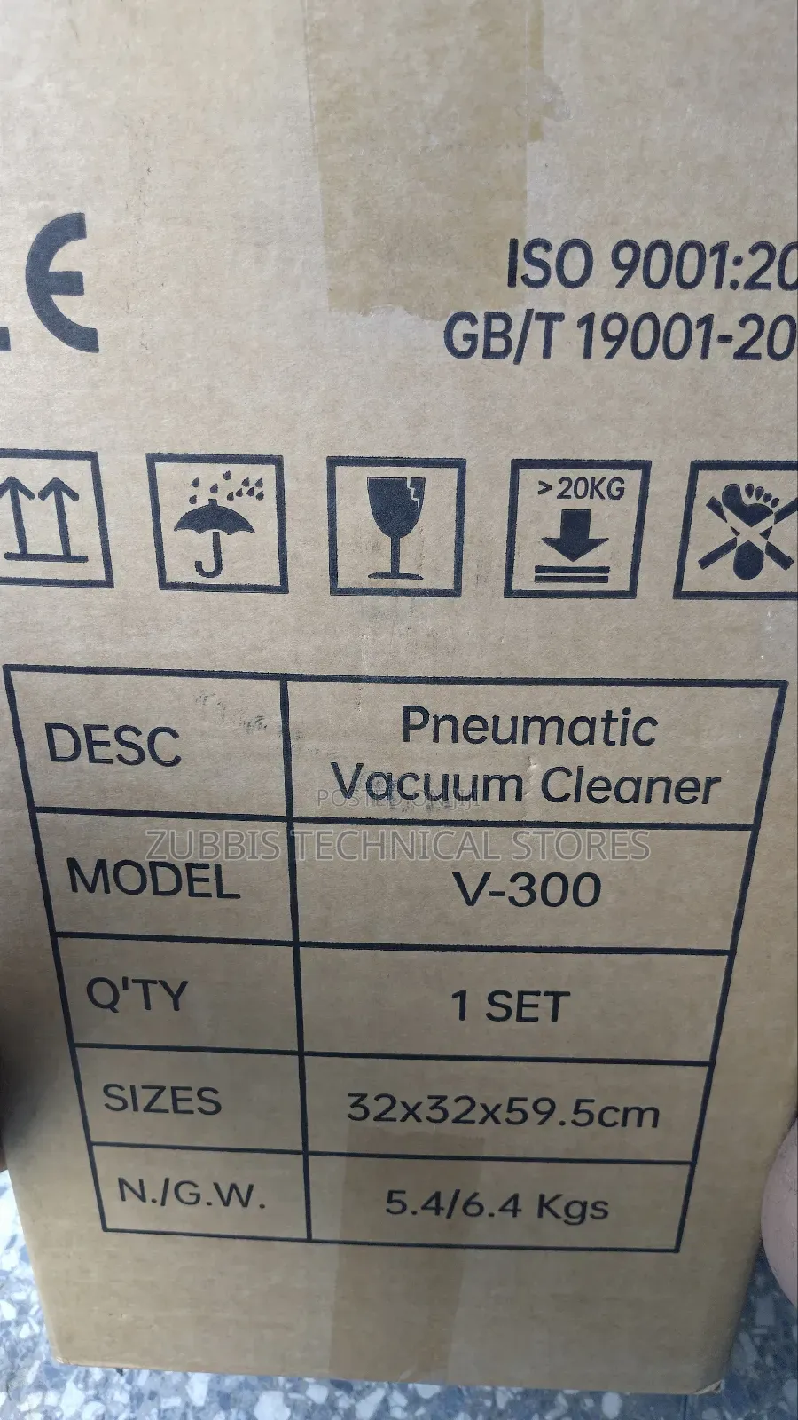 Pneumatic Vacuum Cleaner 20liters