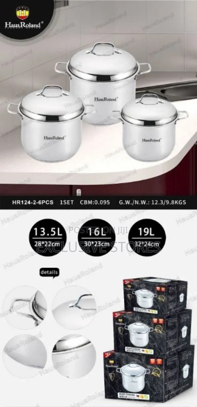 Hausroland Stainless Cooking Pot