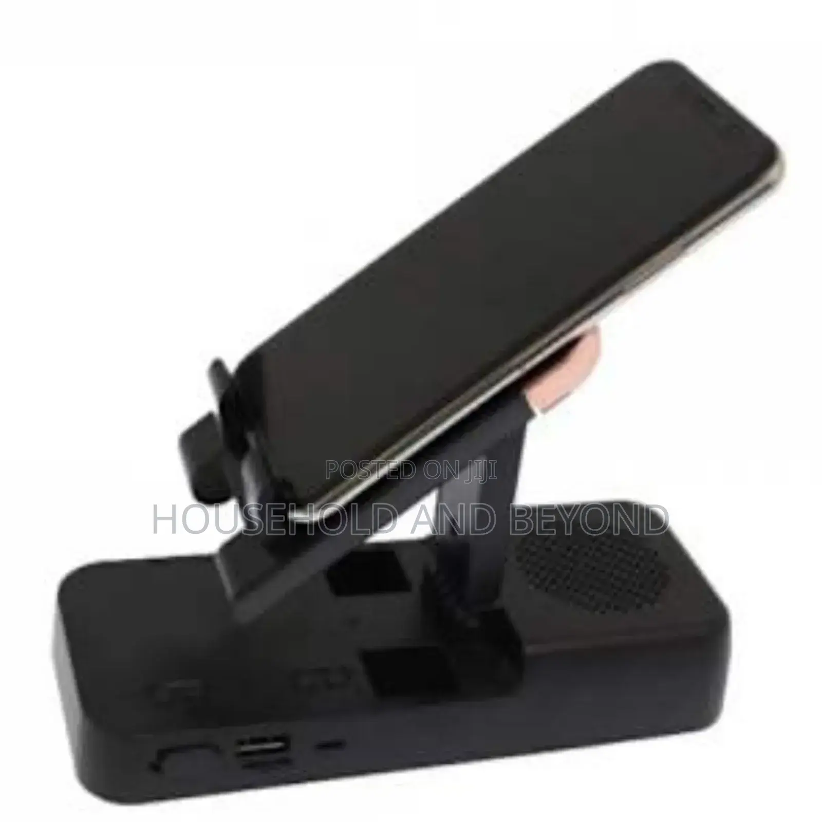 Phone Holder Bracket With Bluetooth Speaker