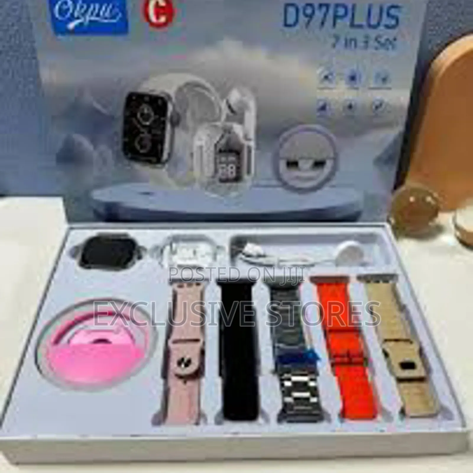 D97 - 7 in 3 Set Smart Watch