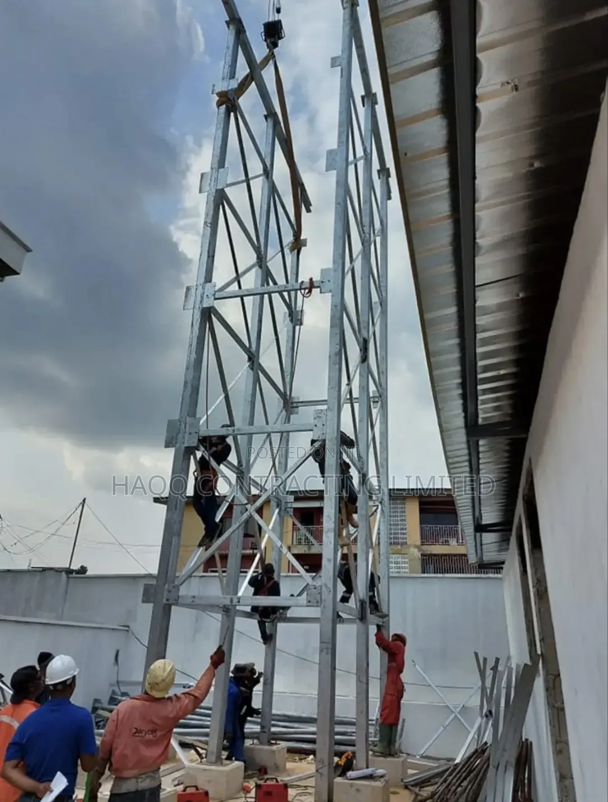 Water Stanchion Fabrication and Erection