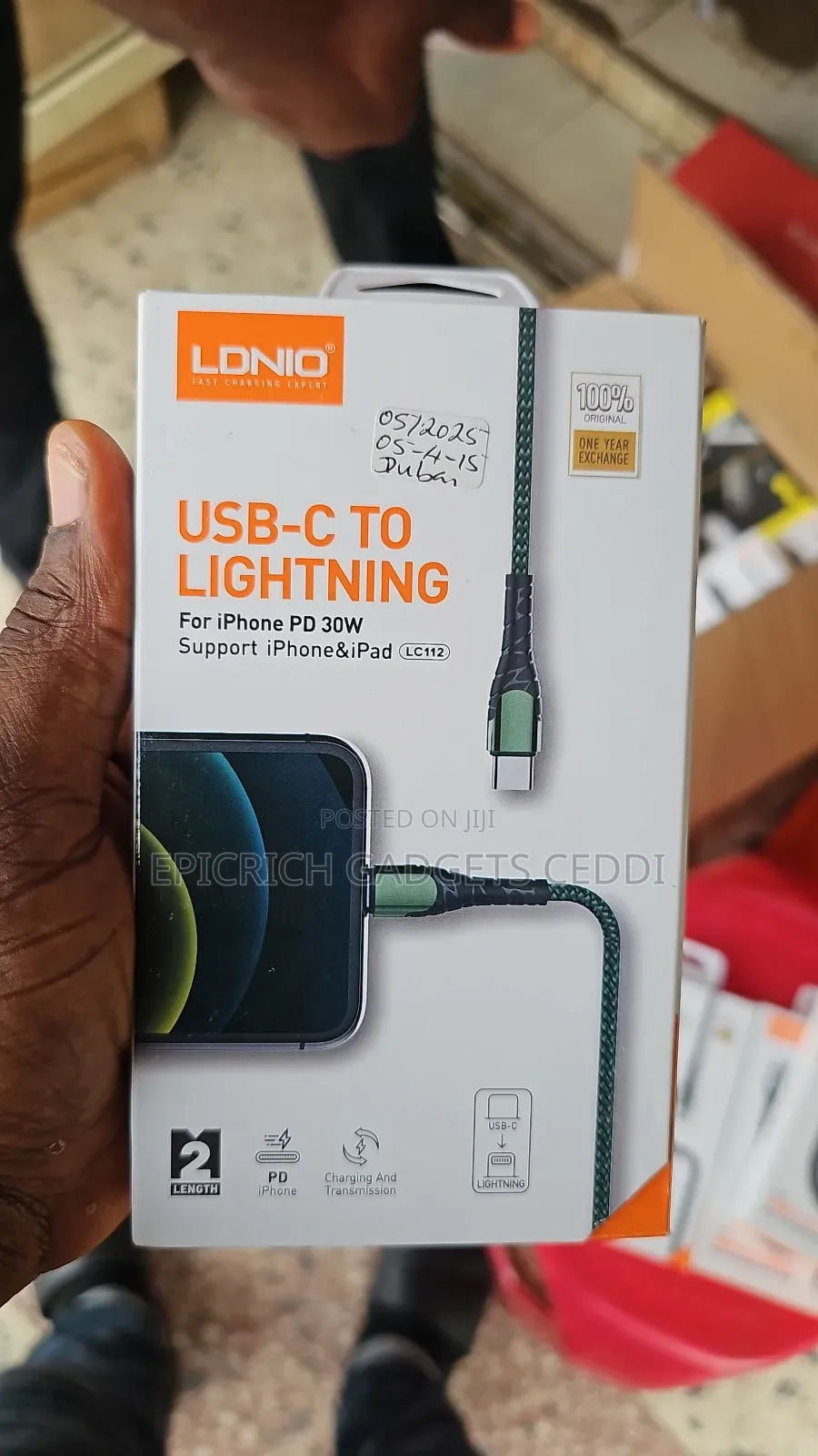 Ldnio Fast Charing Usb-C to Lightening for iPhone 65w Cable