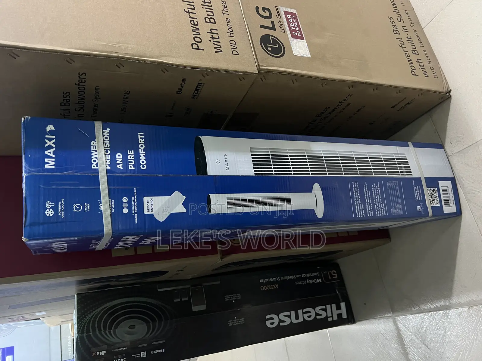 Maxi 40” Oscillating Tower Fan