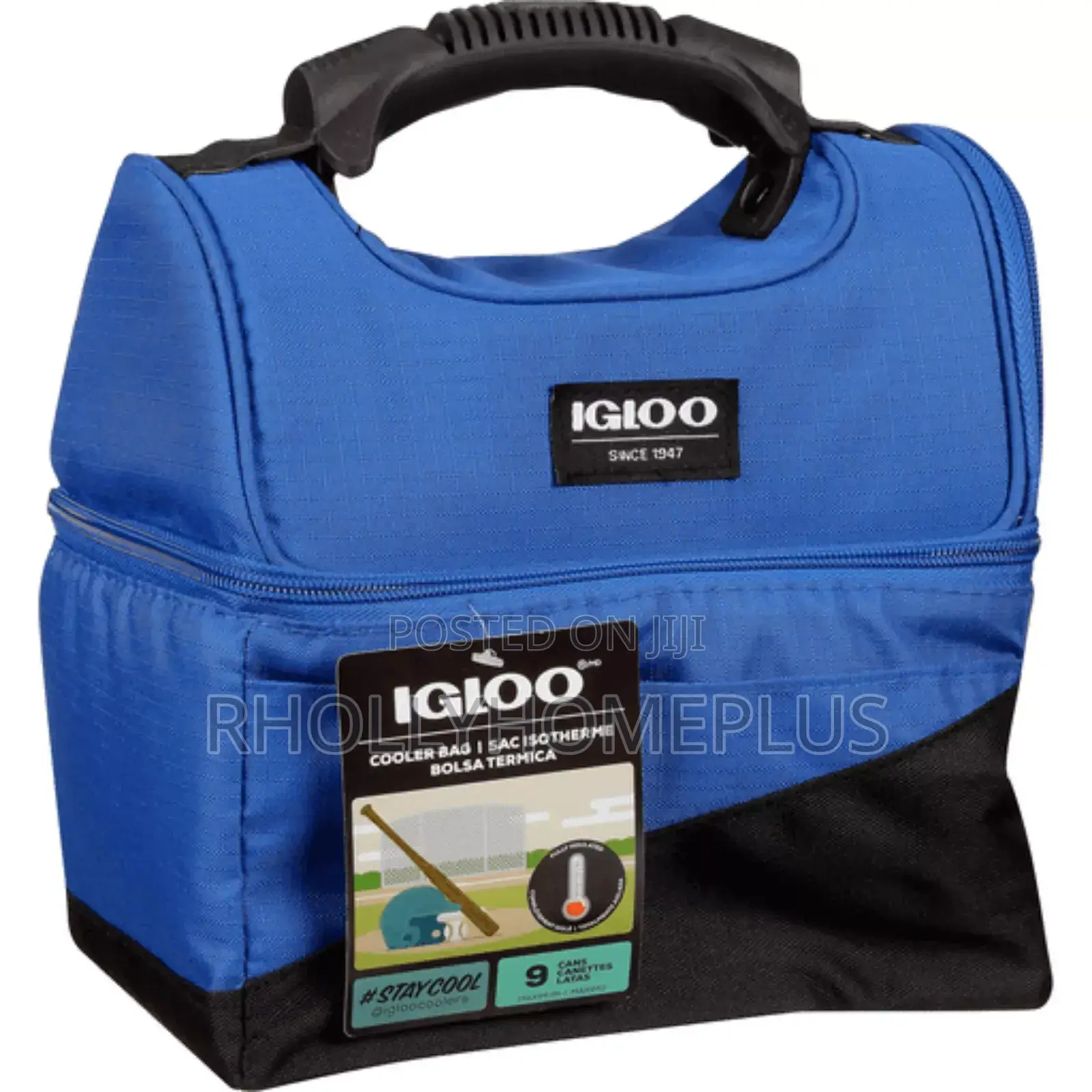 Igloo Lunch Bag, Portable Dual Compartment Lunch Cooler