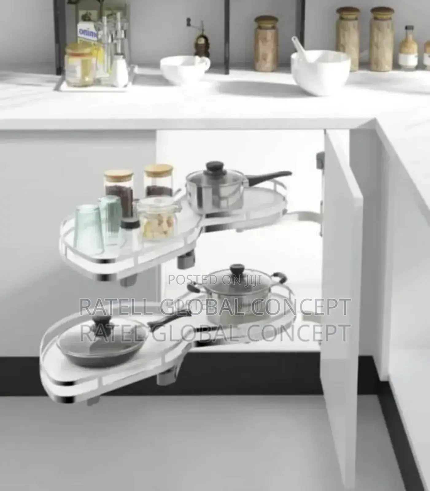Swing Magic Corner Pot Rack